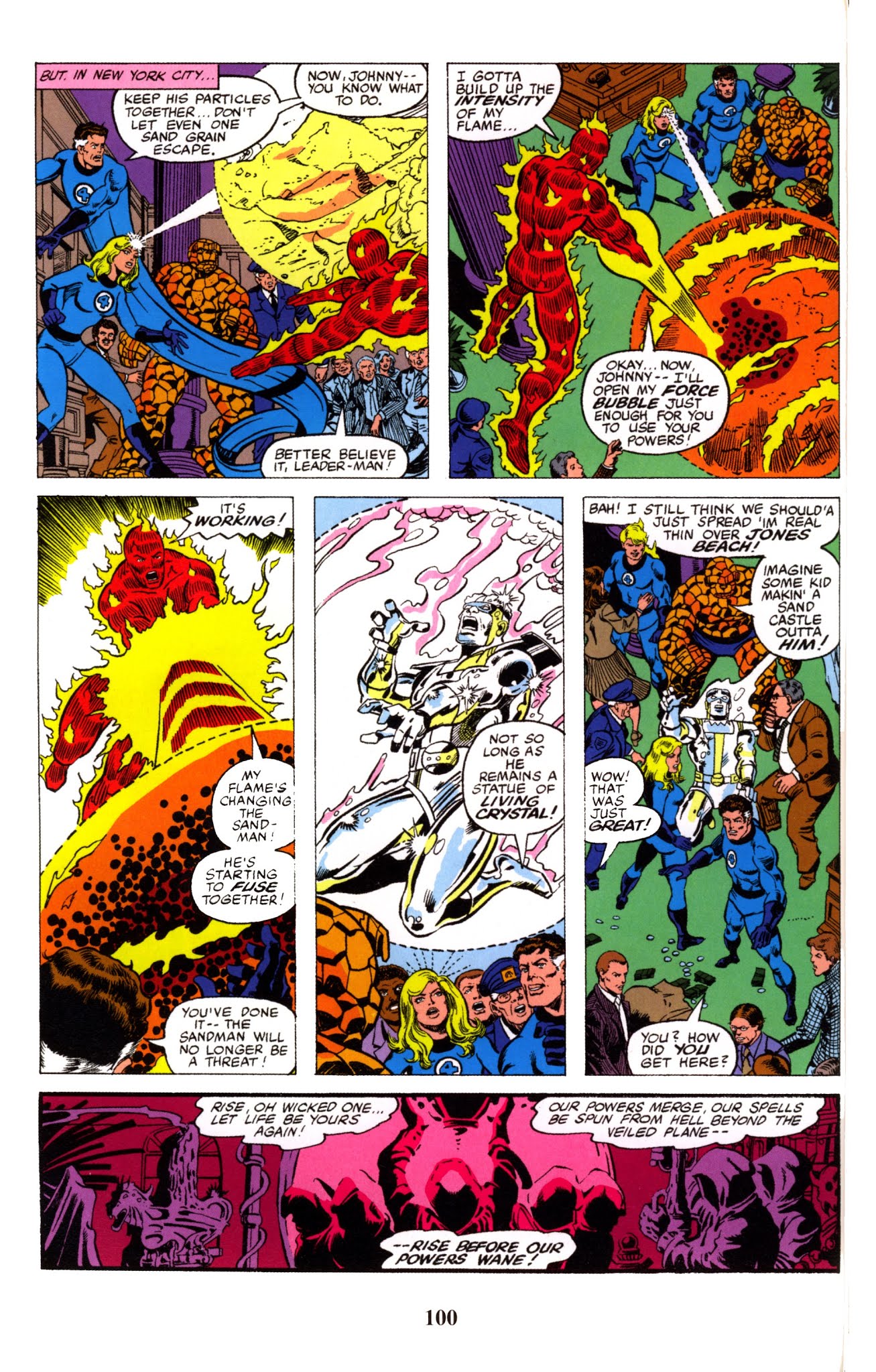 Read online Fantastic Four Visionaries: George Perez comic -  Issue # TPB 2 (Part 1) - 98