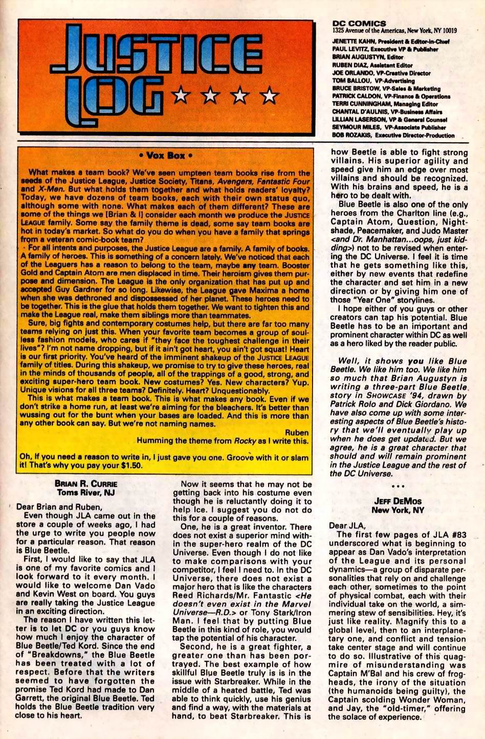 Read online Justice League America comic -  Issue #86 - 24