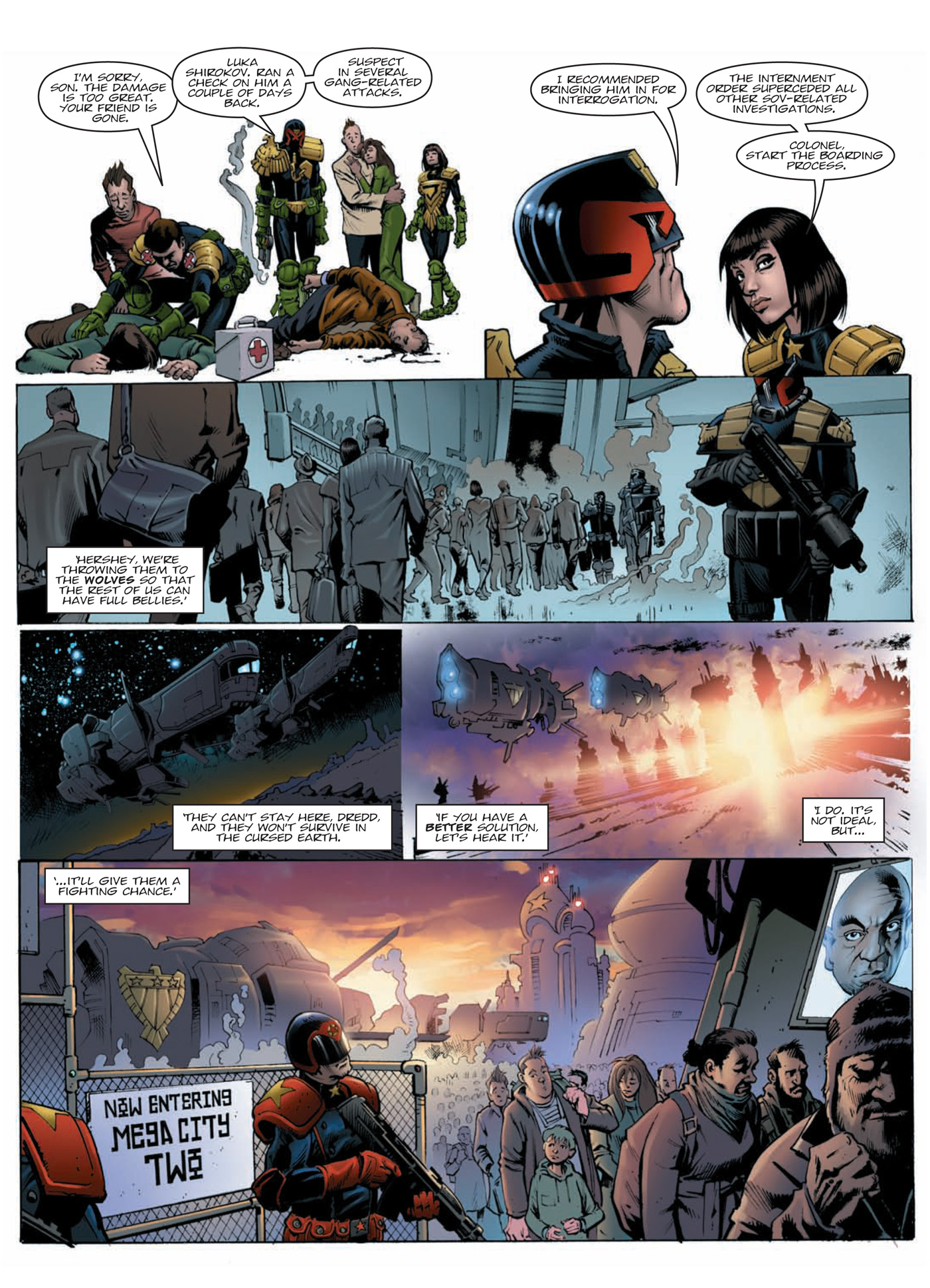 Read online Judge Dredd: Day of Chaos: Fallout comic -  Issue # TPB (Part 2) - 7