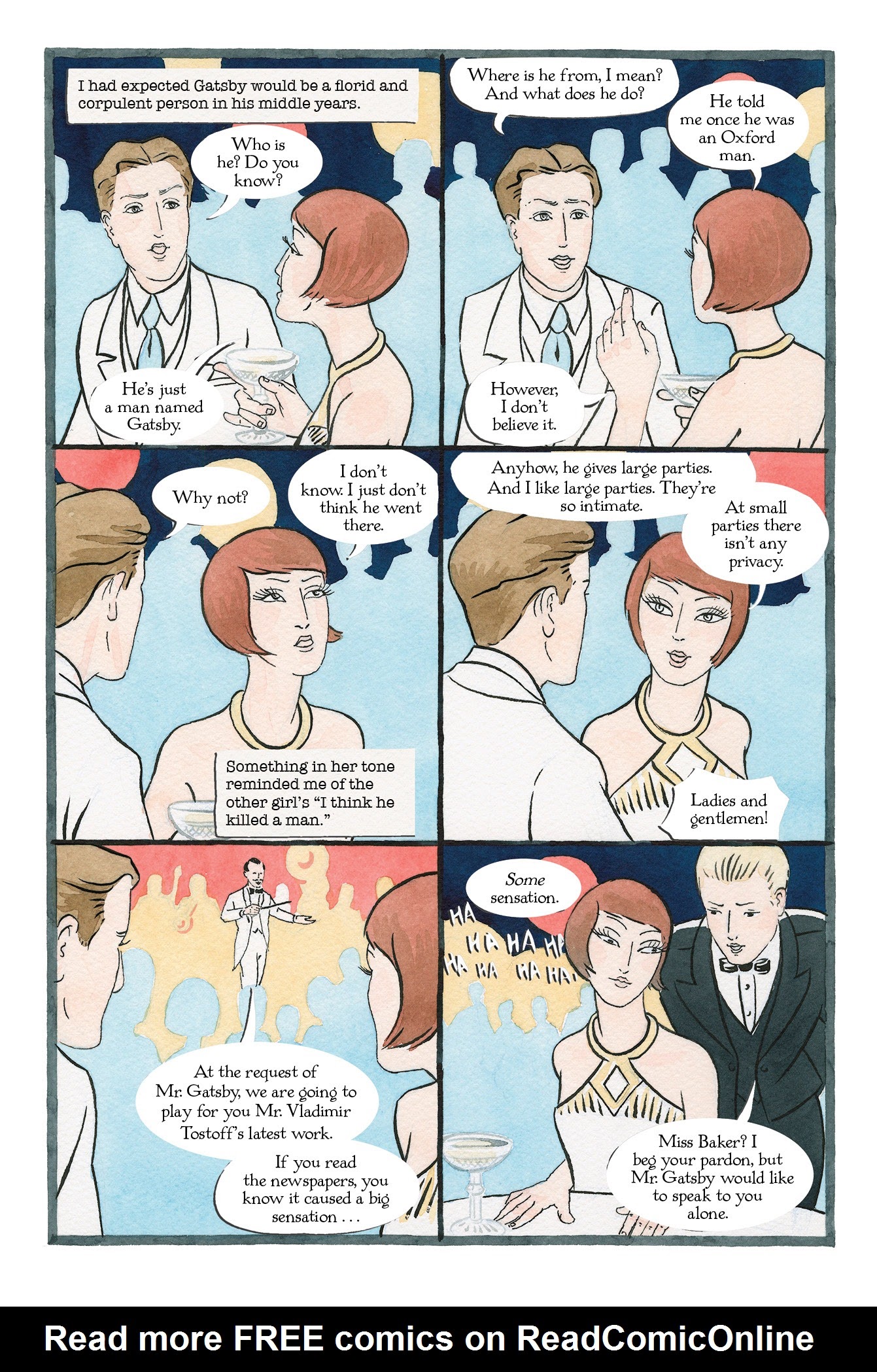 Read online The Great Gatsby: The Graphic Novel comic -  Issue # TPB (Part 1) - 71