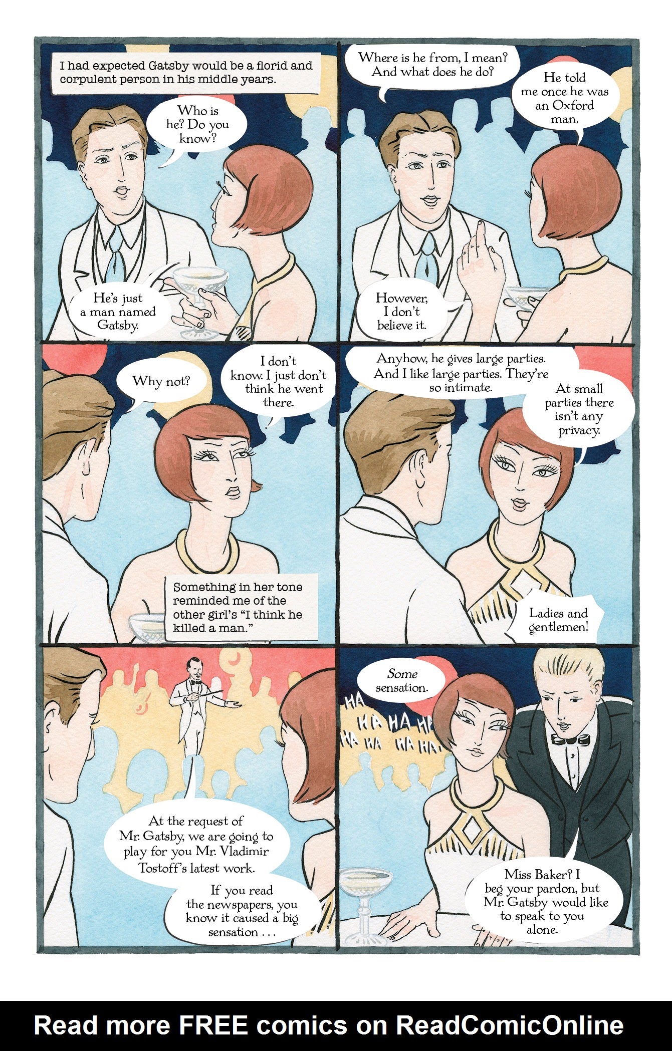 Read online The Great Gatsby: The Graphic Novel comic -  Issue # TPB (Part 1) - 71