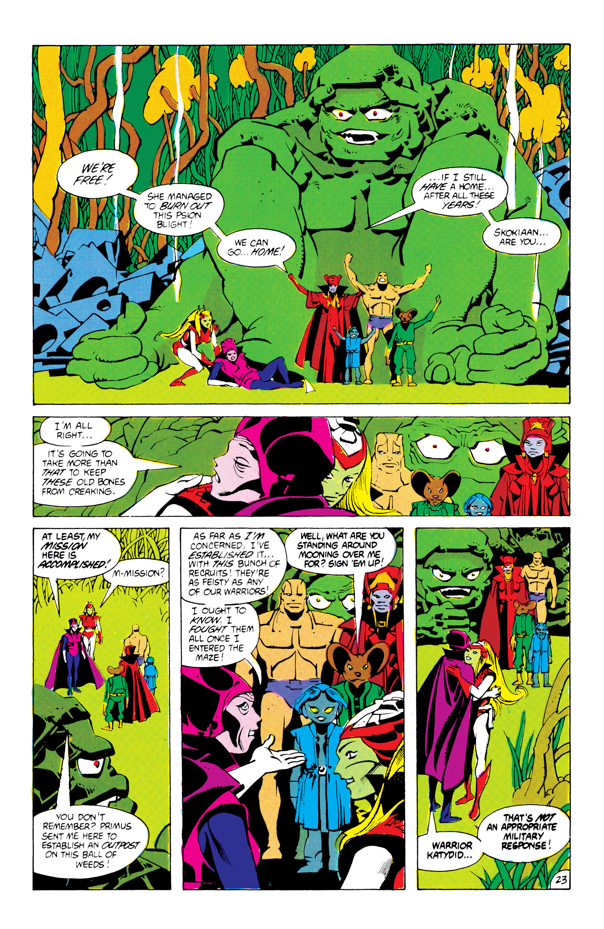 Read online The Omega Men (1983) comic -  Issue #16 - 24