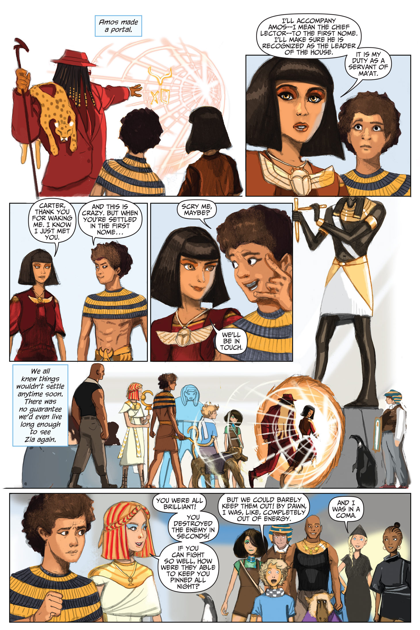 Read online The Kane Chronicles comic -  Issue # TPB 2 - 148