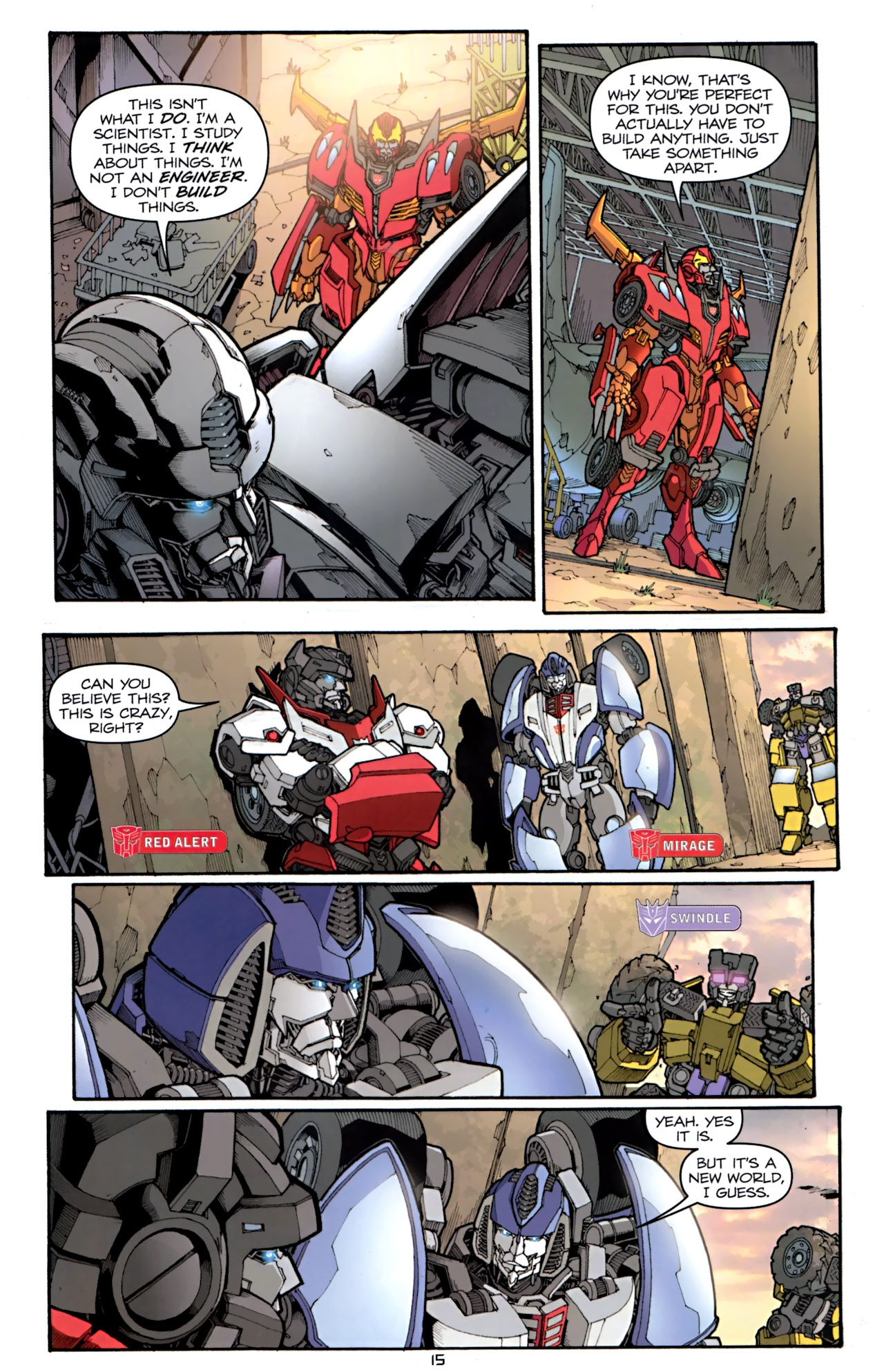 Read online The Transformers (2009) comic -  Issue #3 - 18