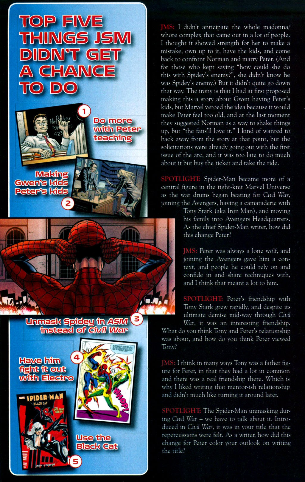 Read online Marvel Spotlight: Spider-Man - One More Day/Brand New Day comic -  Issue # Full - 12