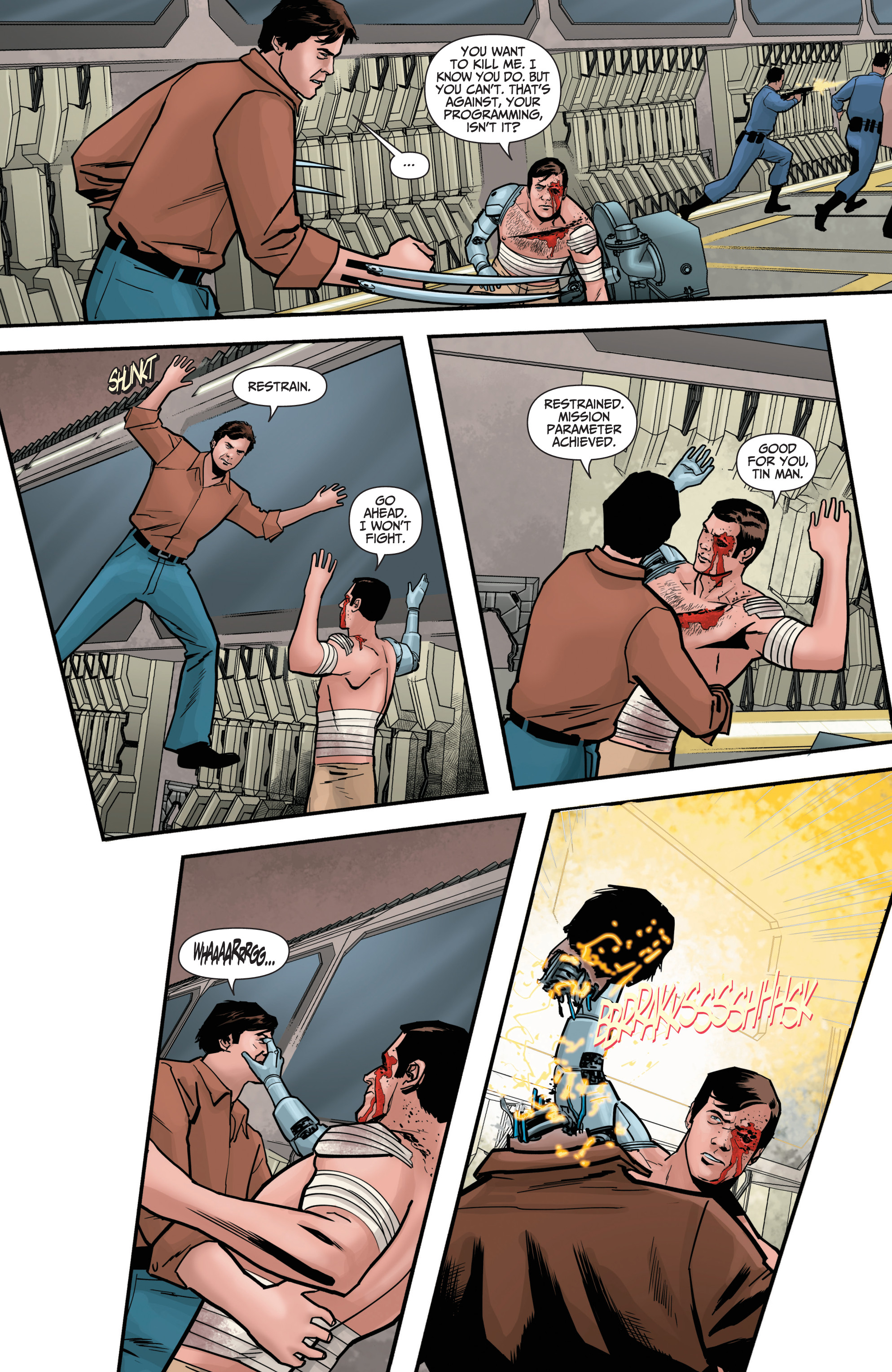 Read online The Six Million Dollar Man: Fall of Man comic -  Issue #5 - 15