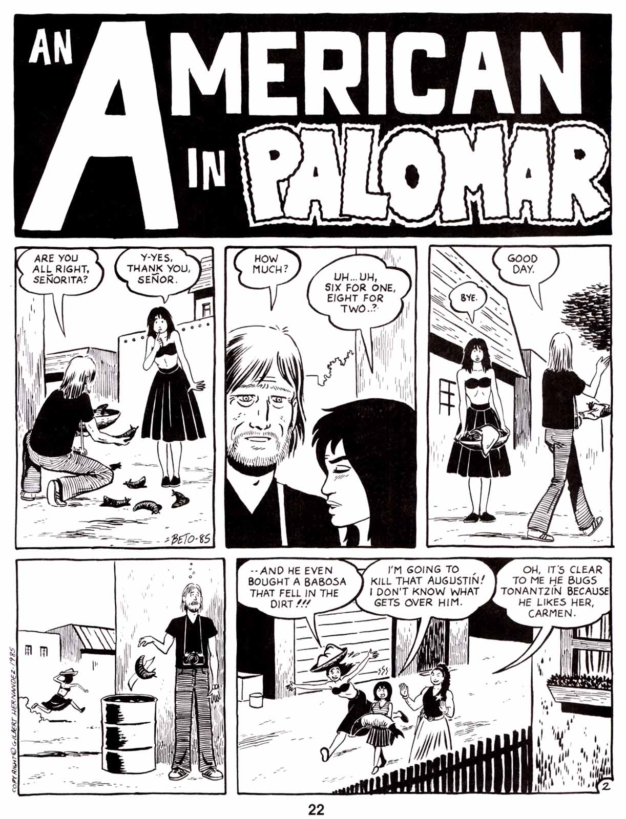 Read online Love and Rockets (1982) comic -  Issue #13 - 32