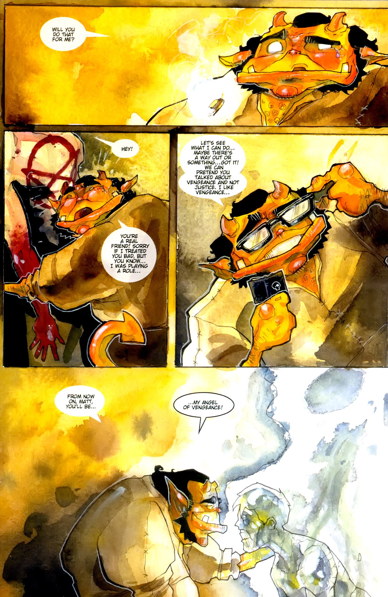 Read online Warrior Nun Areala: No Justice For Innocents comic -  Issue # Full - 9