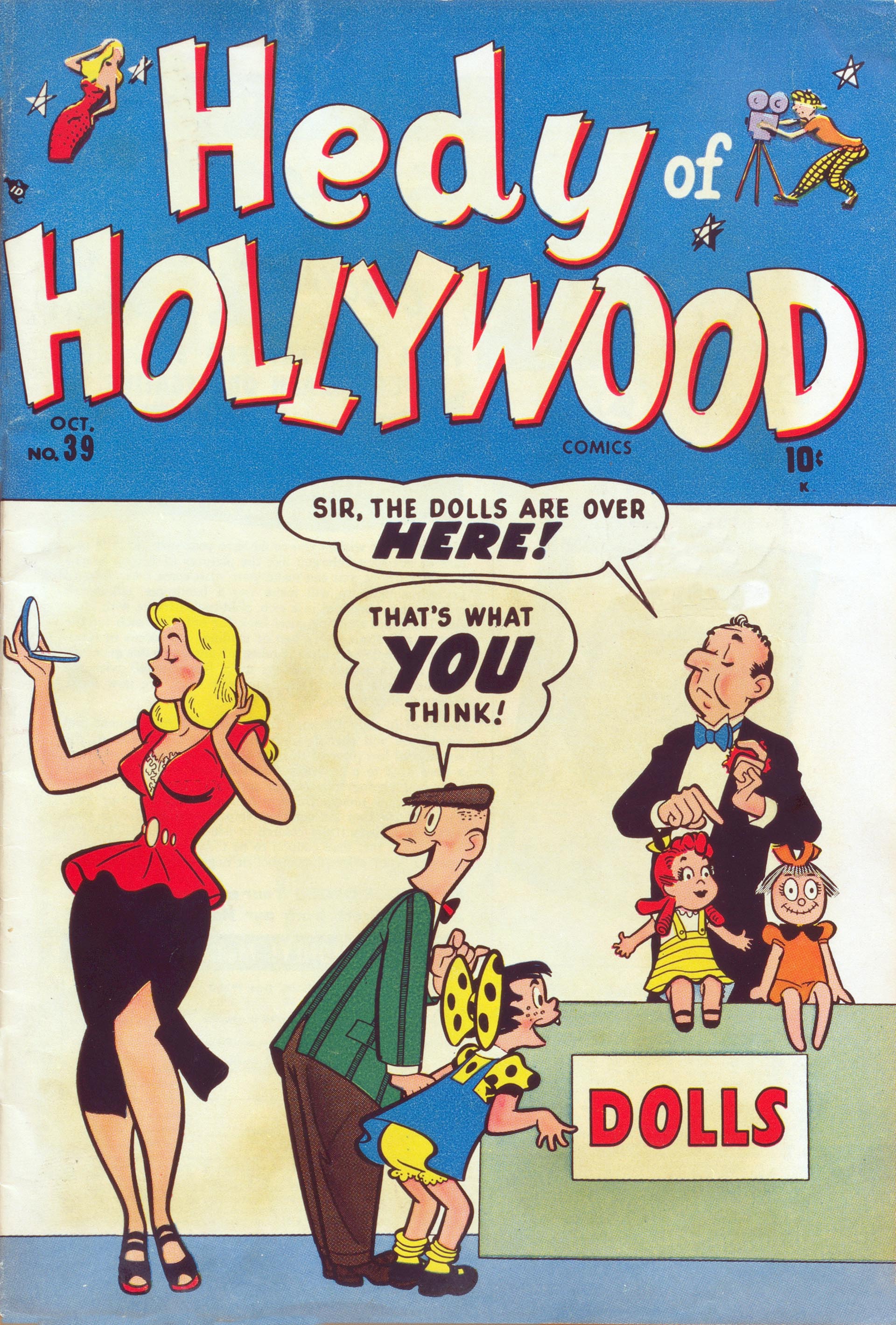 Read online Hedy Of Hollywood Comics comic -  Issue #39 - 1