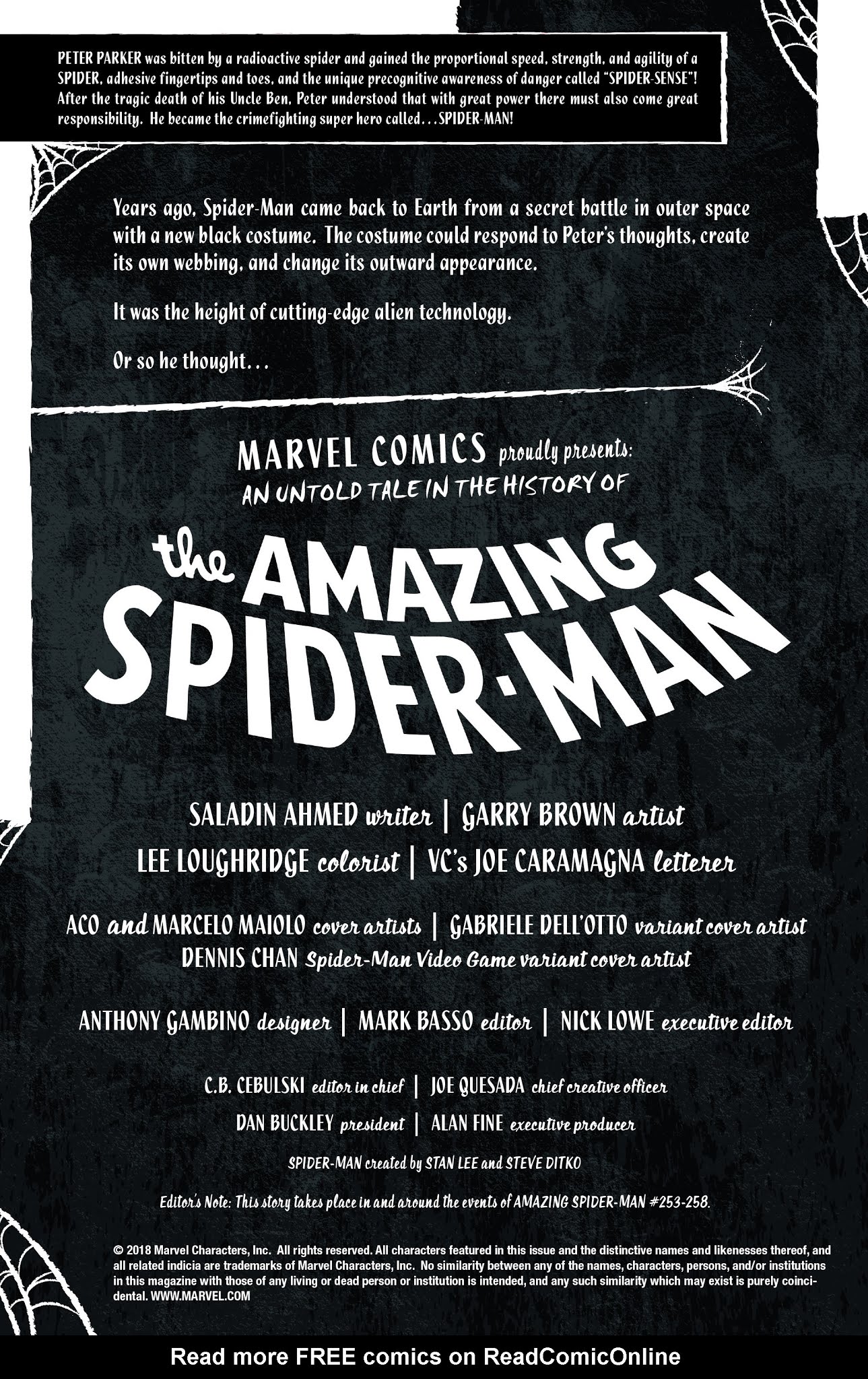 Read online The Amazing Spider-Man (2018) comic -  Issue # Annual 1 - 2