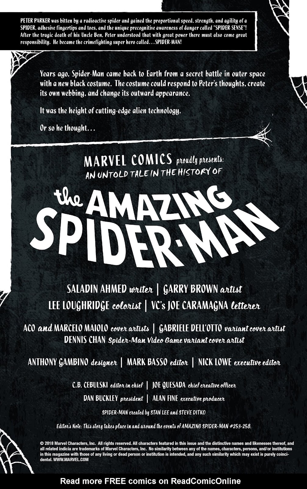 The Amazing Spider-Man (2018) issue Annual 1 - Page 2