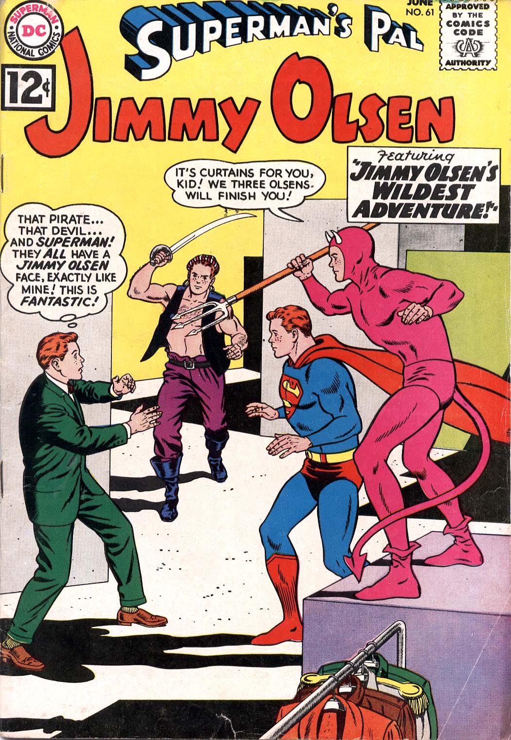 Read online Superman's Pal Jimmy Olsen comic -  Issue #61 - 1