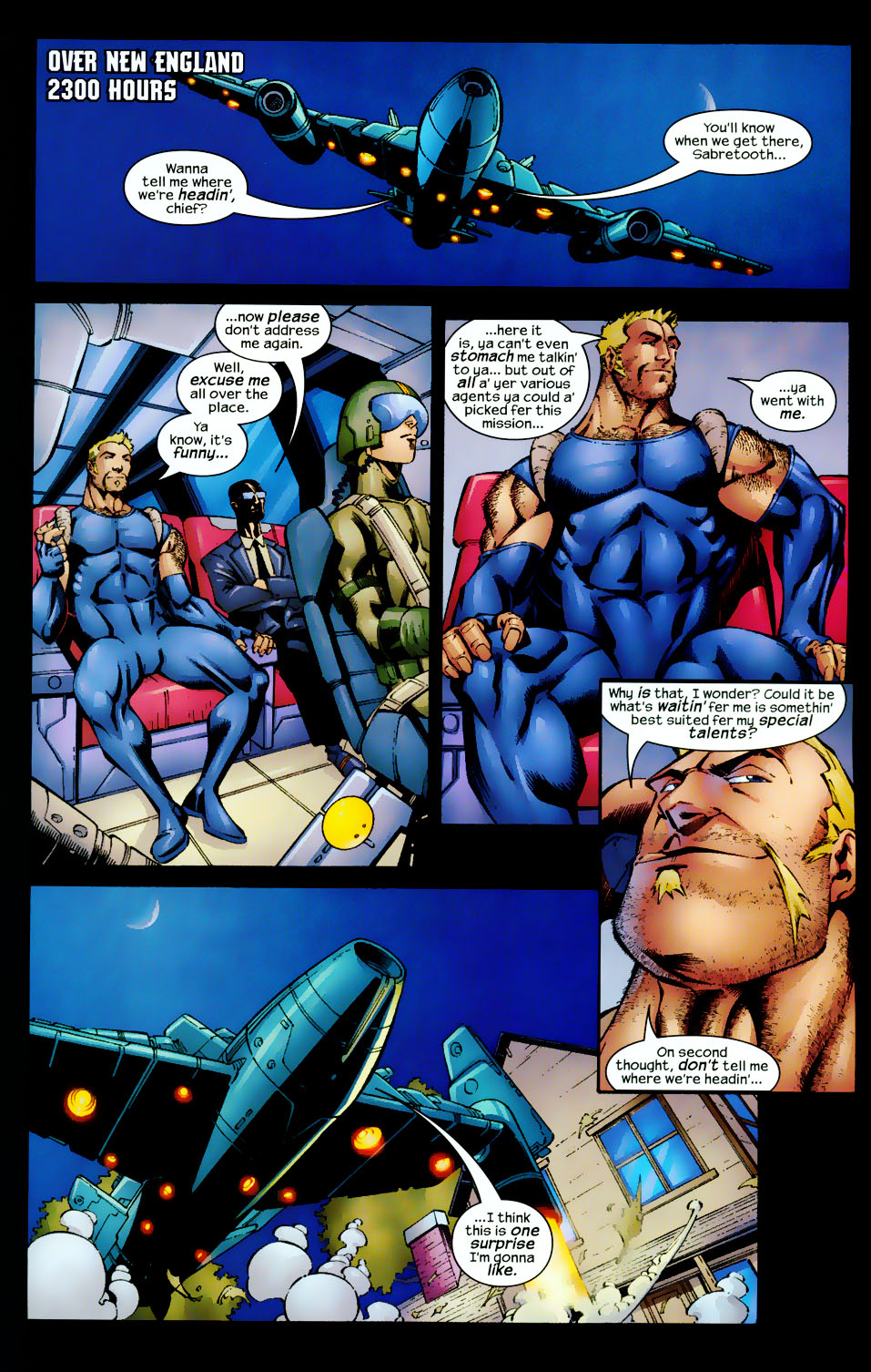 Read online Weapon X (2002) comic -  Issue #6 - 10