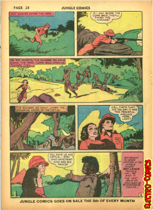 Read online Jungle Comics comic -  Issue #12 - 31
