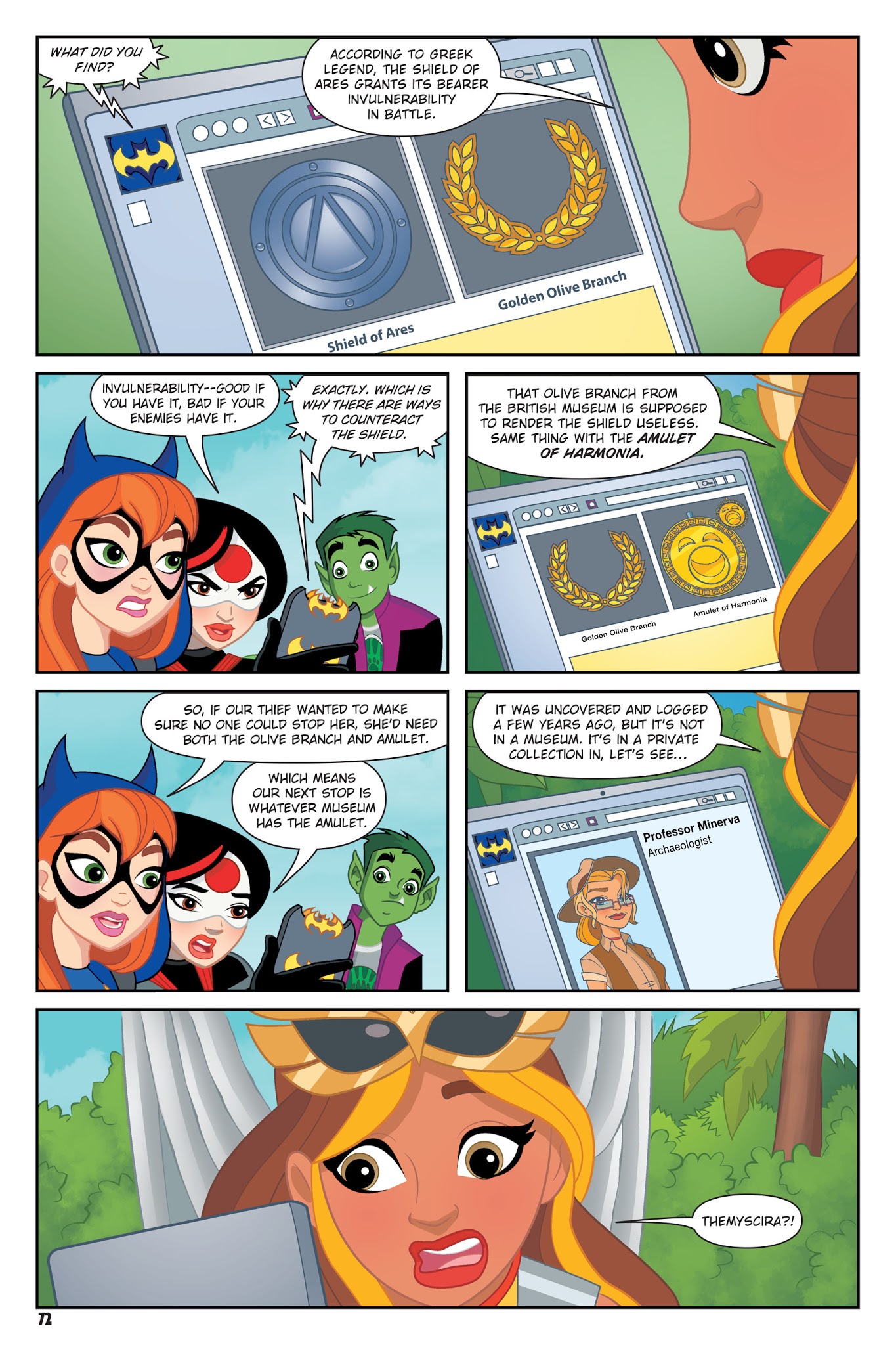 Read online DC Super Hero Girls: Summer Olympus comic -  Issue # TPB - 70