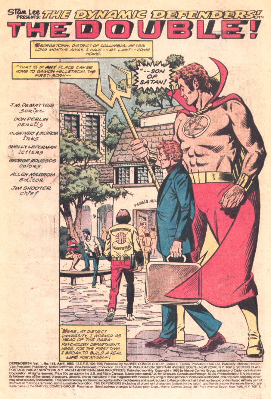 Read online The Defenders (1972) comic -  Issue #118 - 2