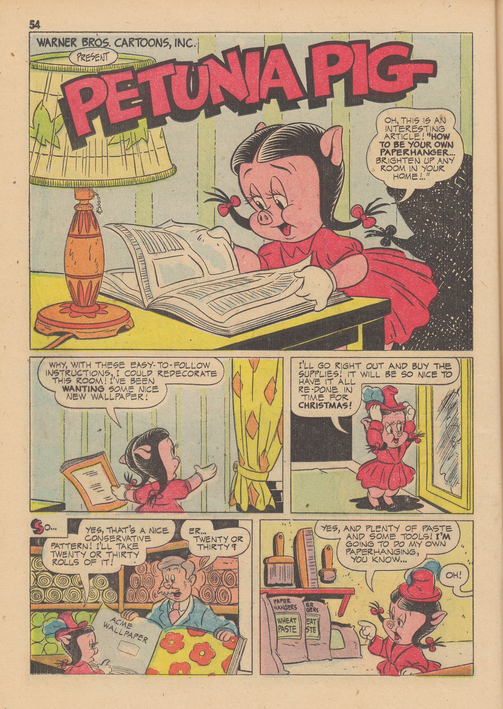 Read online Bugs Bunny's Christmas Funnies comic -  Issue # TPB 2 - 56