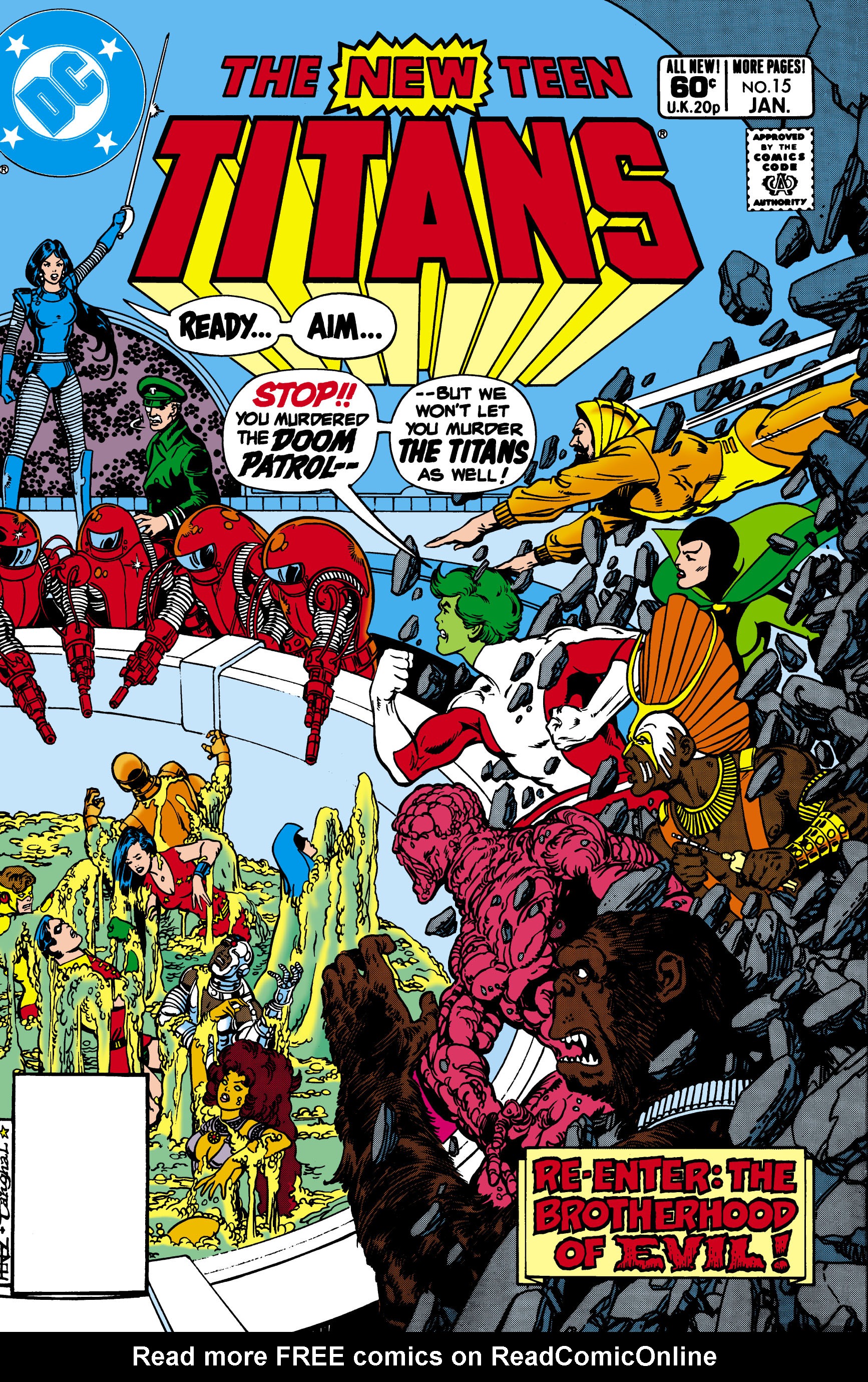 Read online The New Teen Titans (1980) comic -  Issue #15 - 1