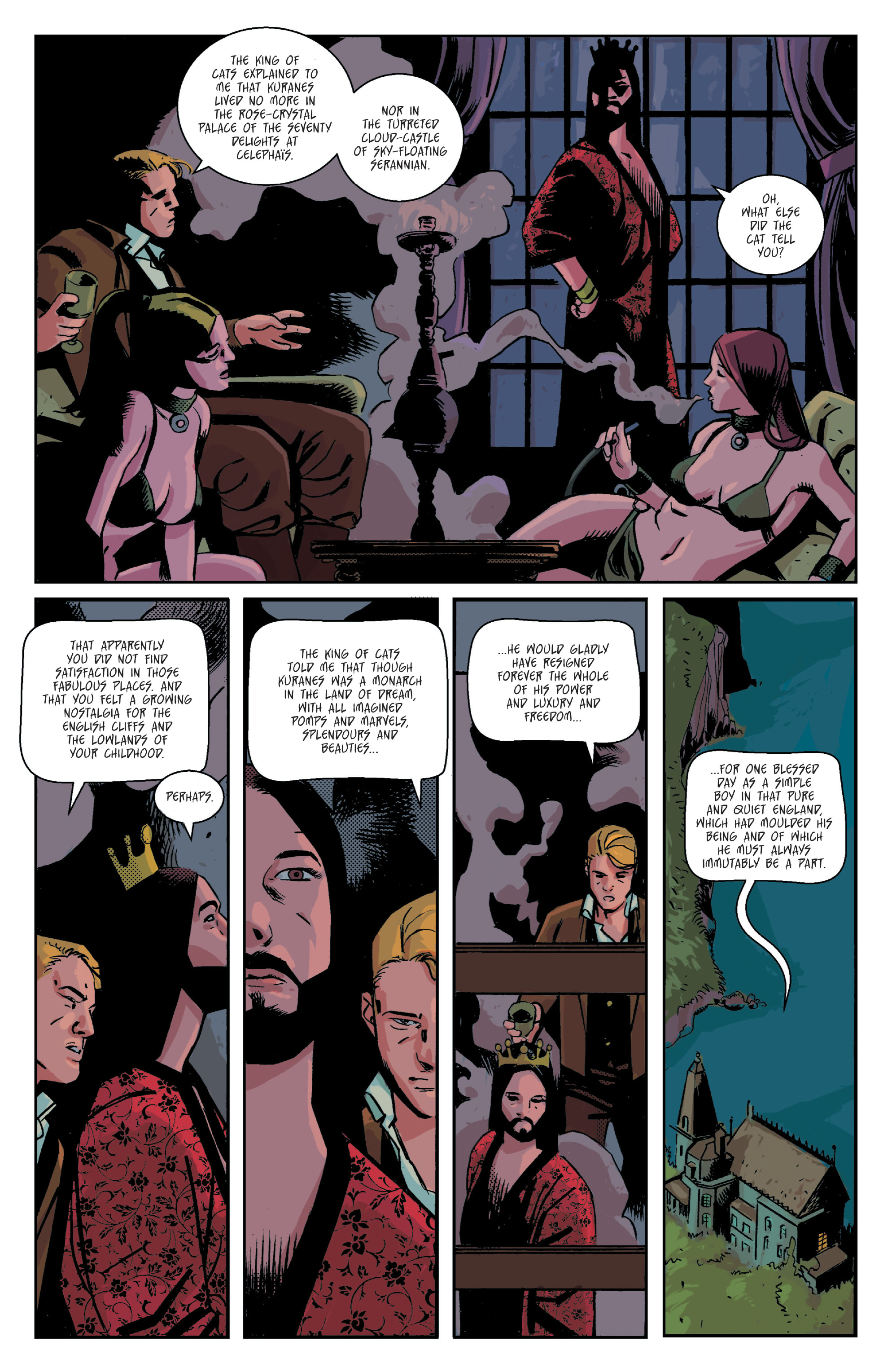 Read online Lovecraft Unknown Kadath comic -  Issue #5 - 13