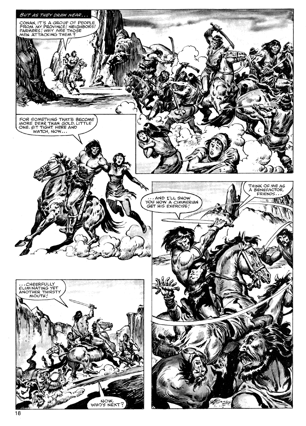 Read online The Savage Sword Of Conan comic -  Issue #72 - 18
