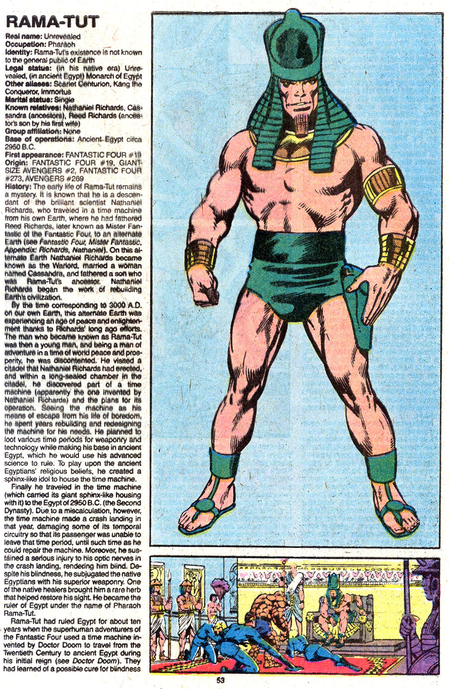 Read online The Official Handbook of the Marvel Universe Deluxe Edition comic -  Issue #10 - 62