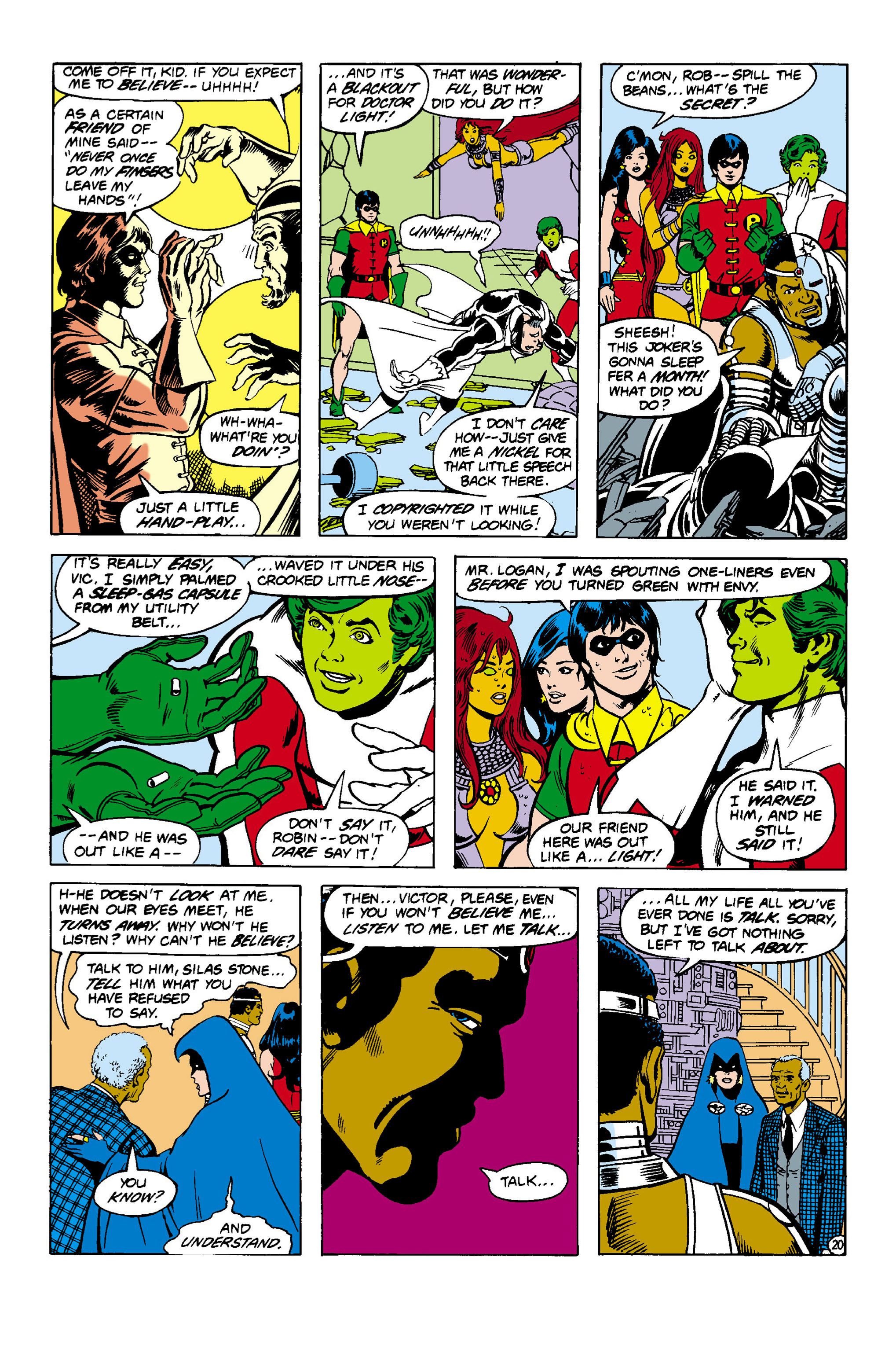 Read online The New Teen Titans (1980) comic -  Issue #7 - 21