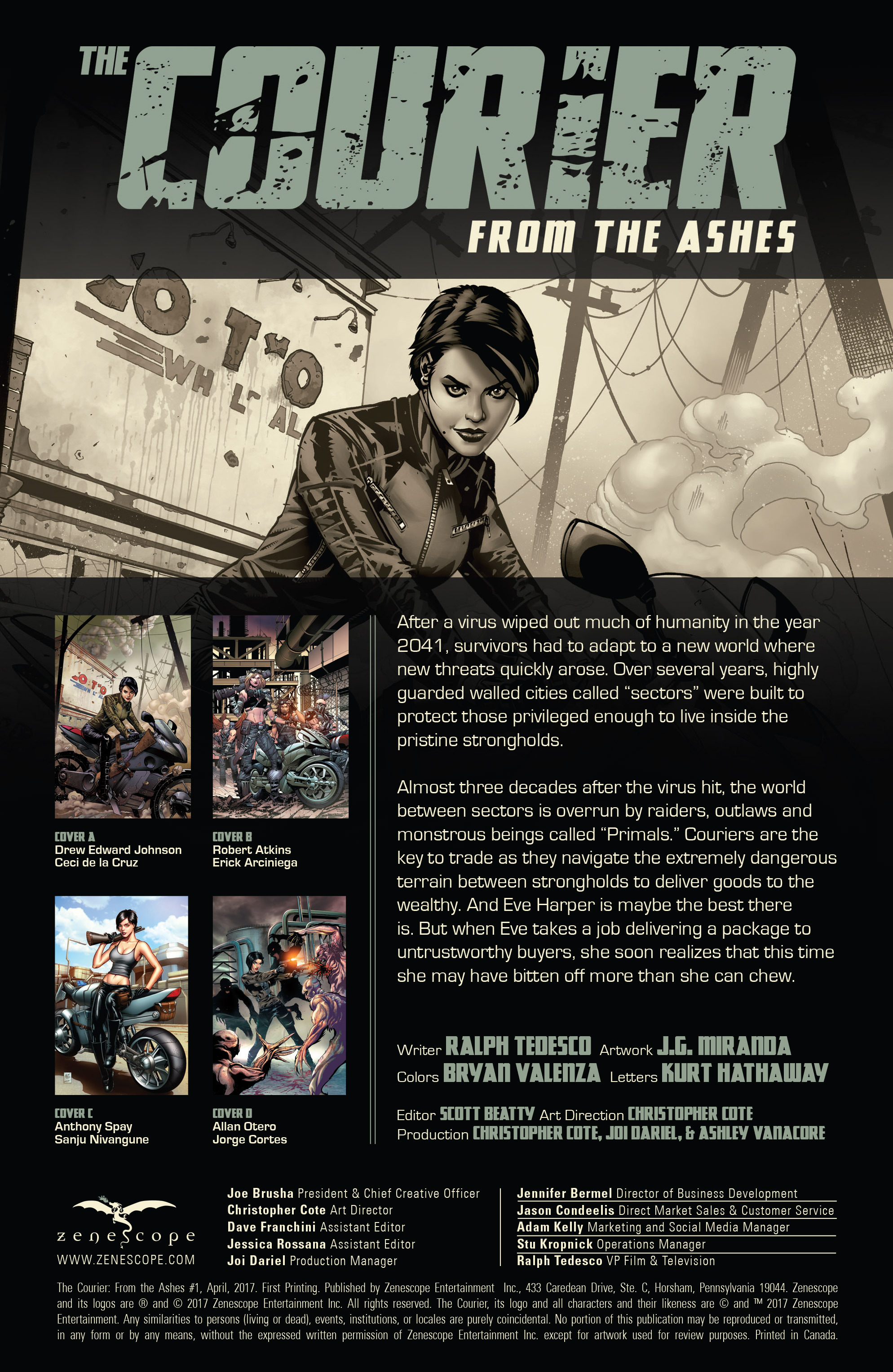 Read online The Courier comic -  Issue #1 - 2