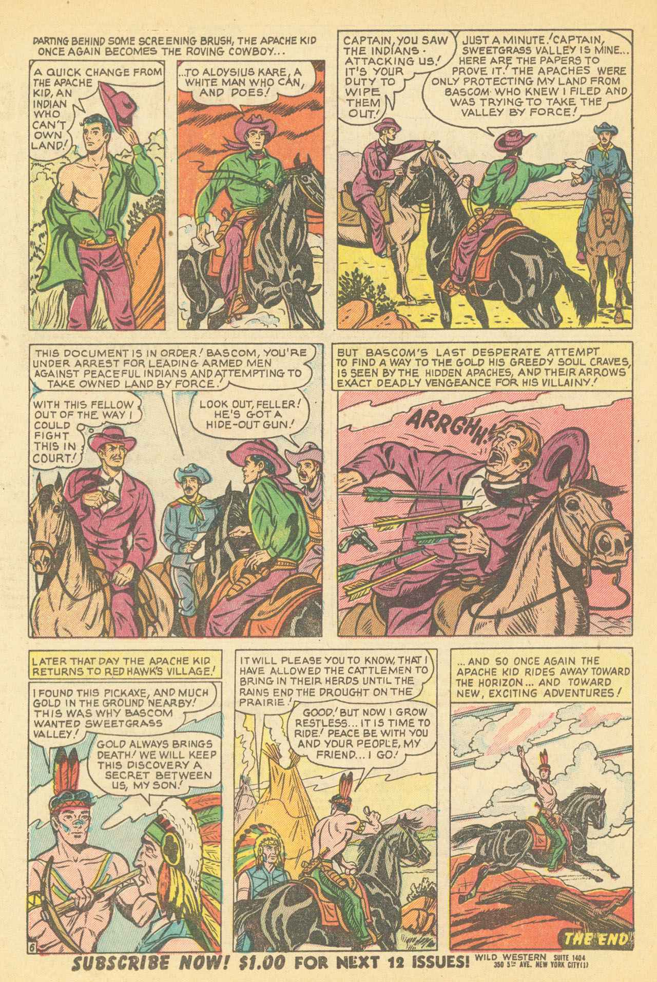 Read online Wild Western comic -  Issue #15 - 16