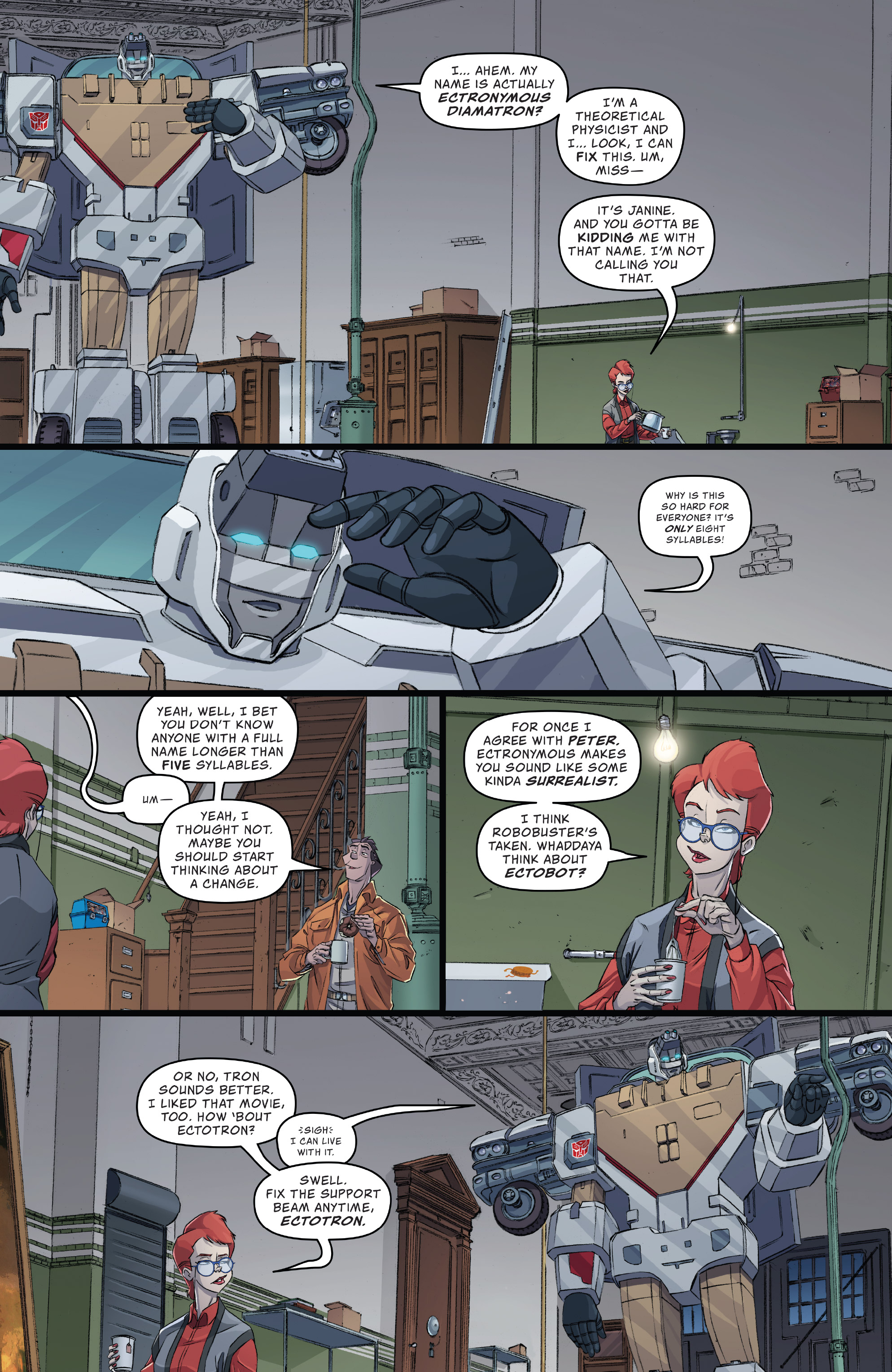 Read online Transformers/Ghostbusters comic -  Issue #3 - 6