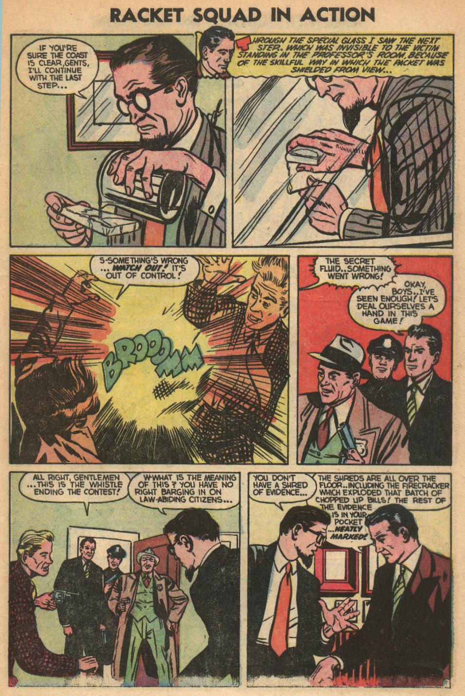 Read online Racket Squad in Action comic -  Issue #7 - 9