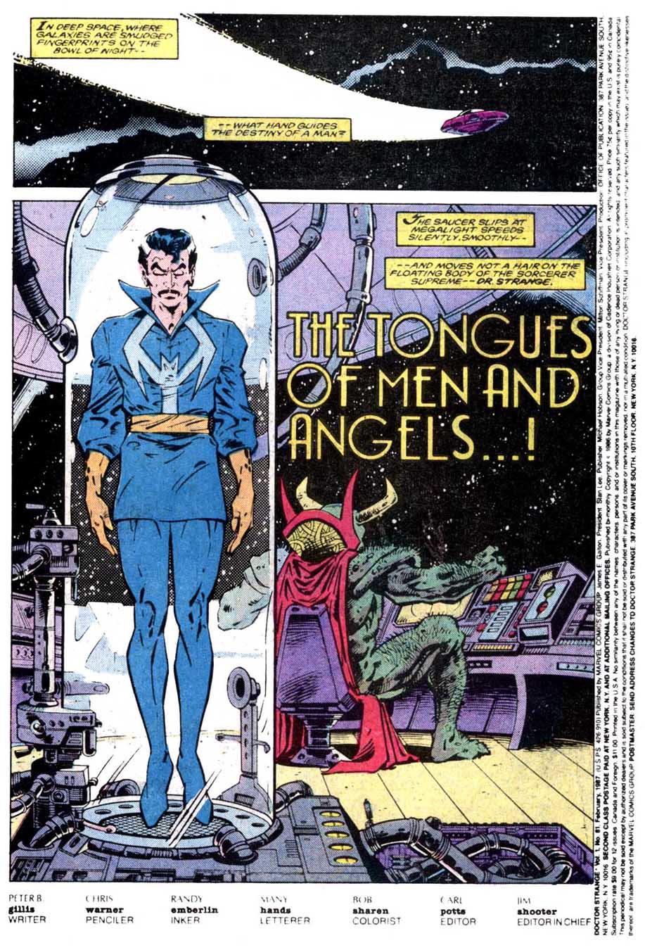 Read online Doctor Strange (1974) comic -  Issue #81 - 2