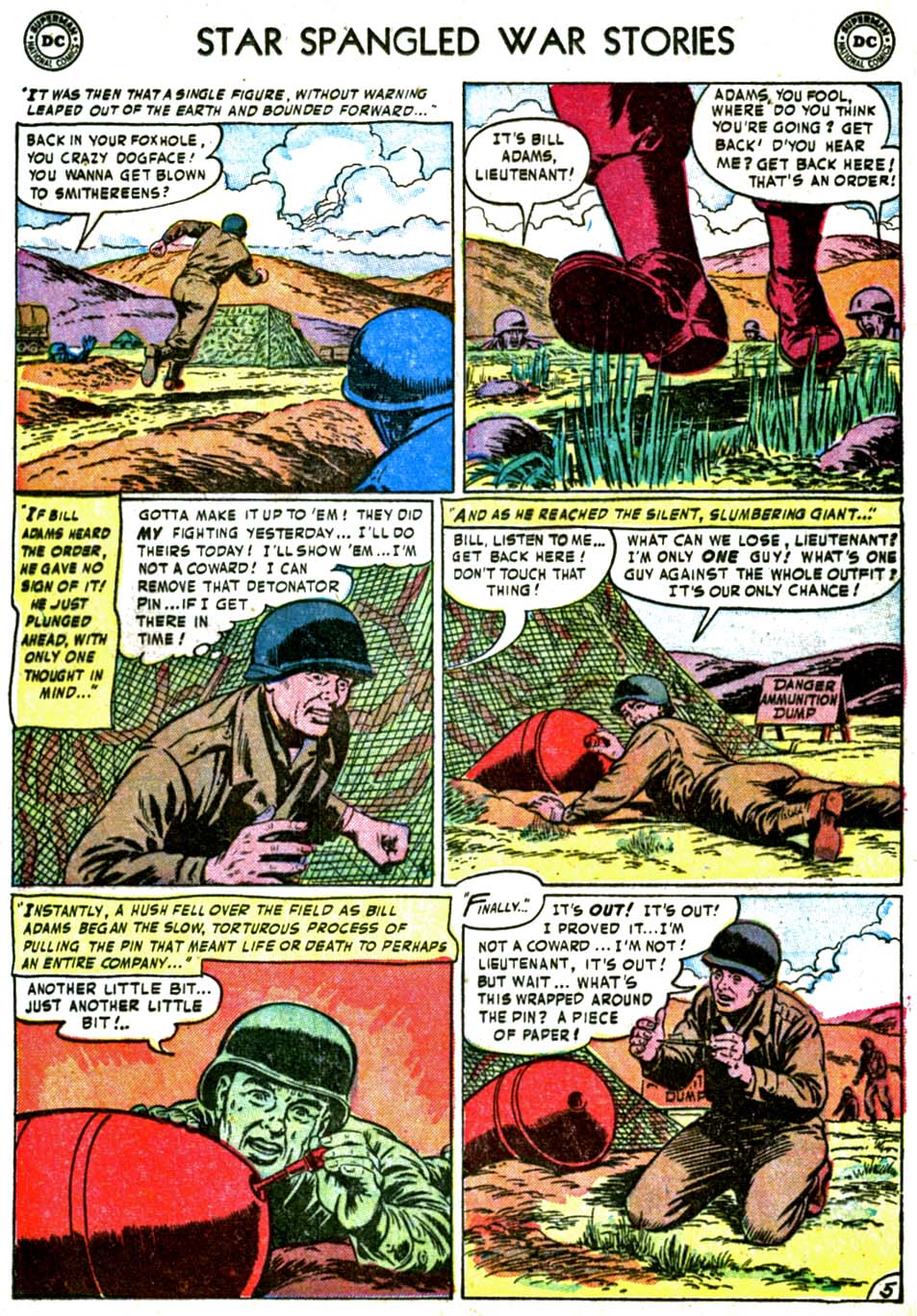 Read online Star Spangled War Stories (1952) comic -  Issue #1 - 17