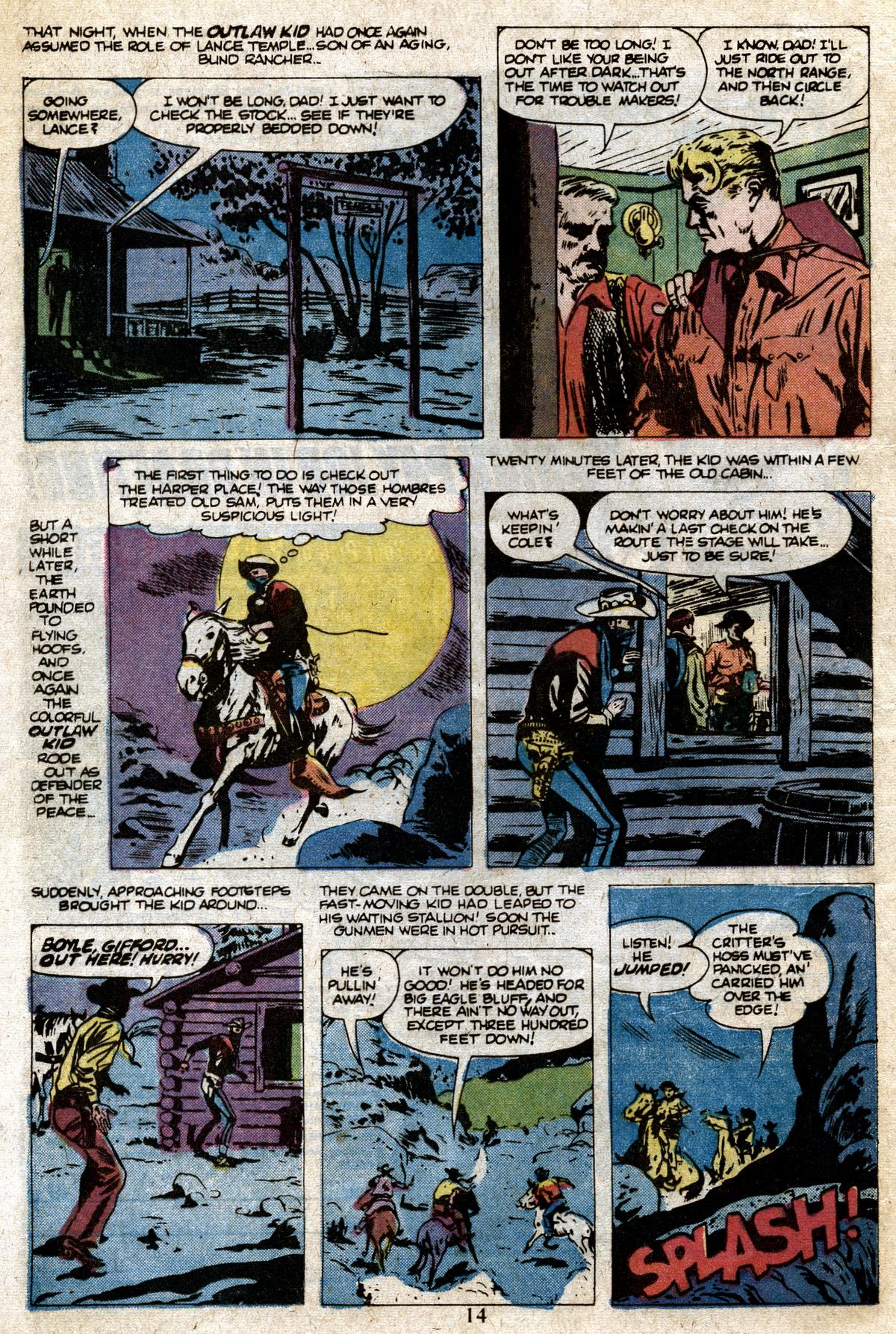 Read online The Outlaw Kid (1970) comic -  Issue #23 - 16