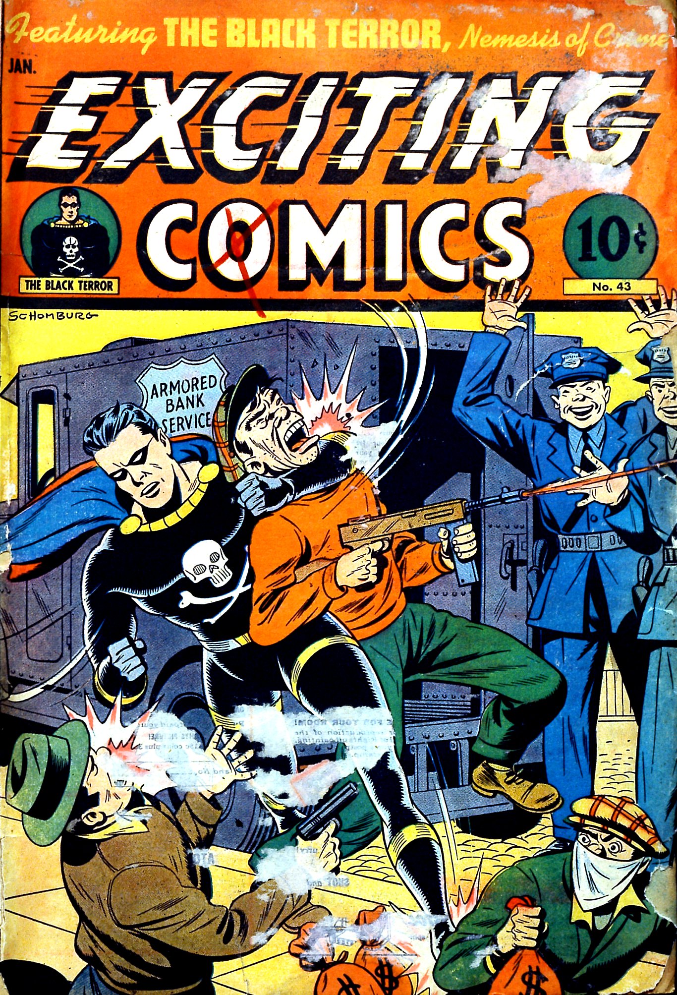 Read online Exciting Comics comic -  Issue #43 - 1