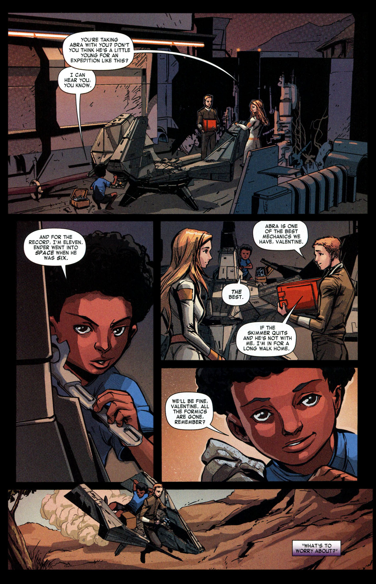 Read online Ender in Exile comic -  Issue #4 - 19