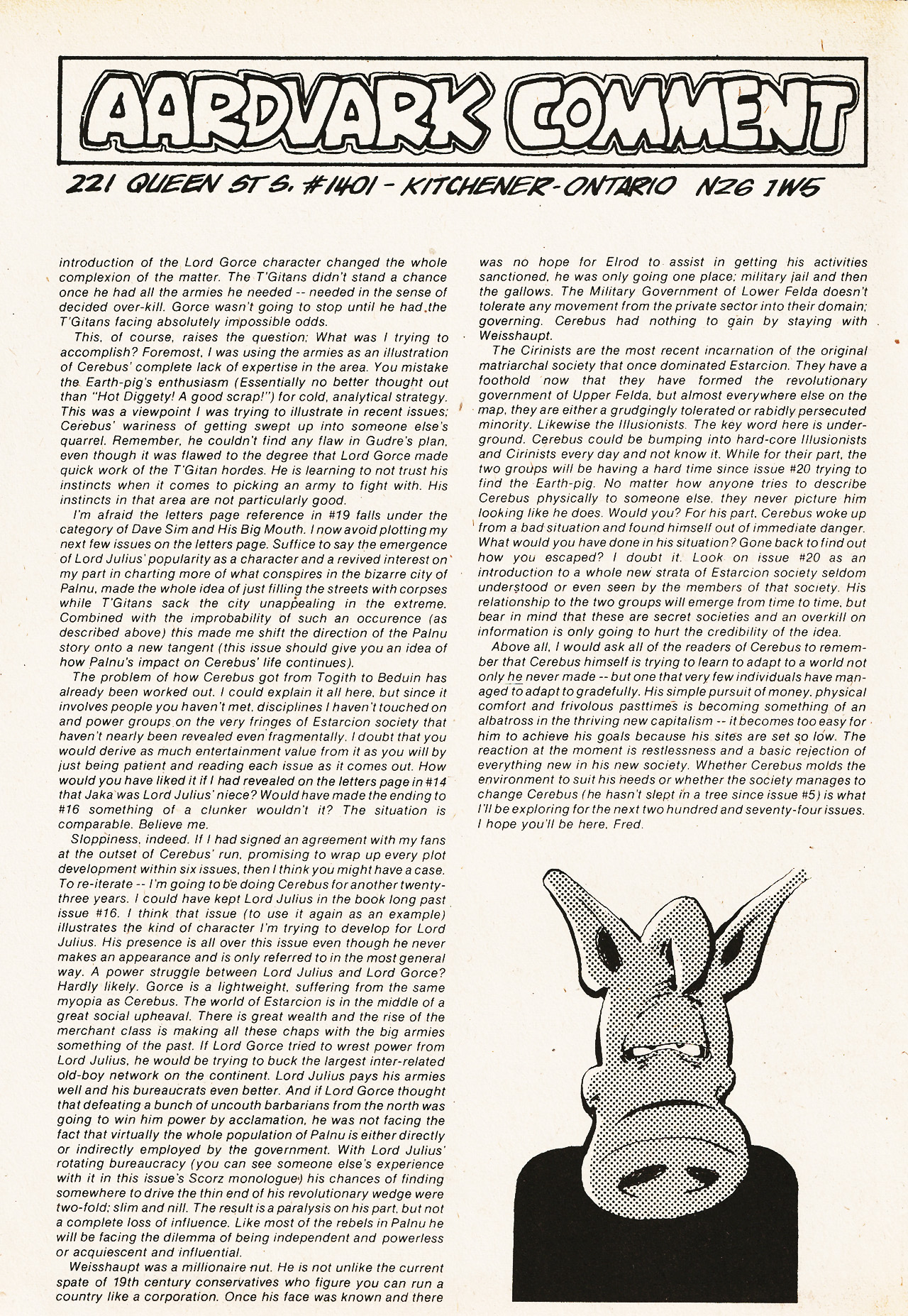 Read online Cerebus comic -  Issue #26 - 26