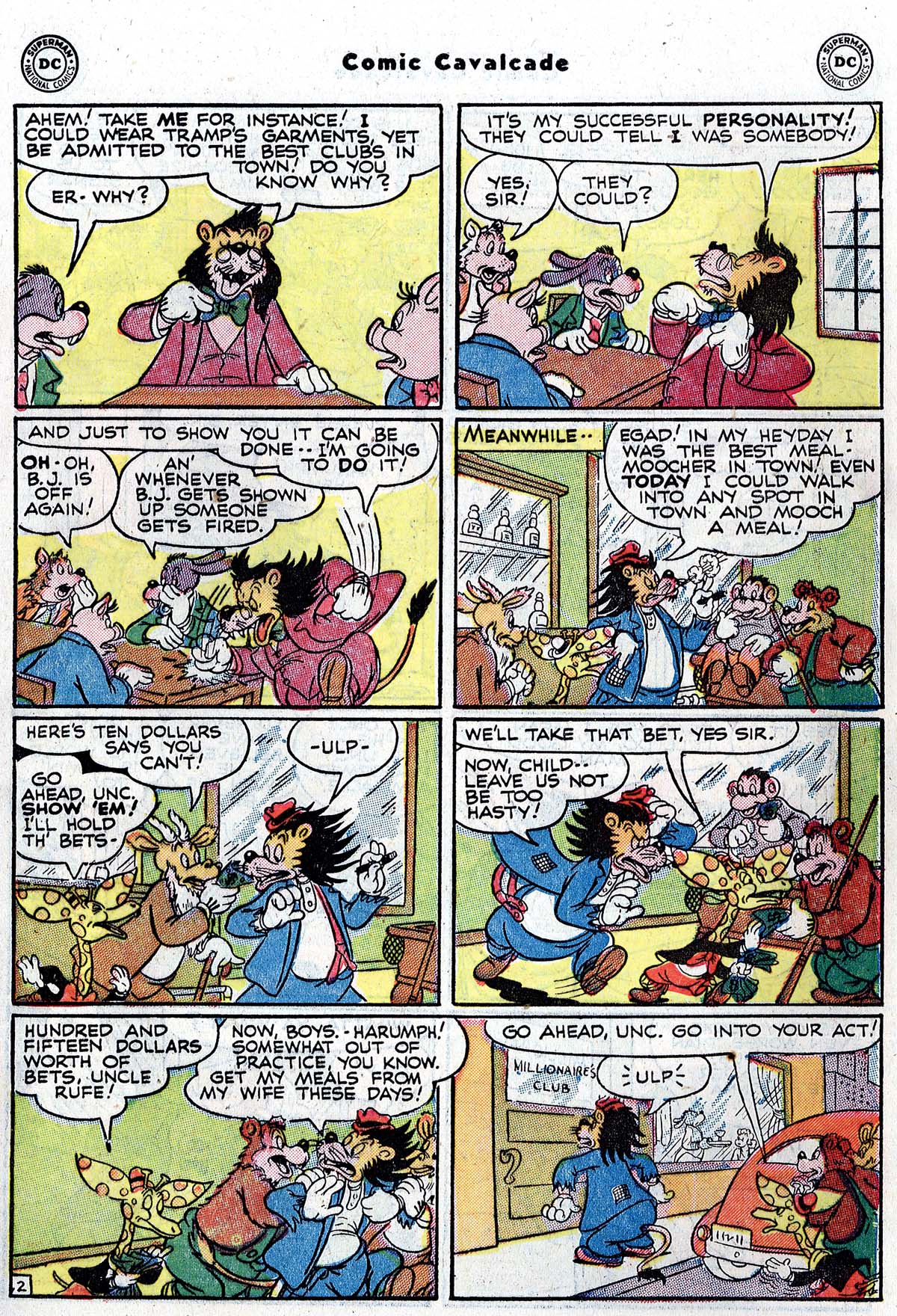 Read online Comic Cavalcade comic -  Issue #58 - 17