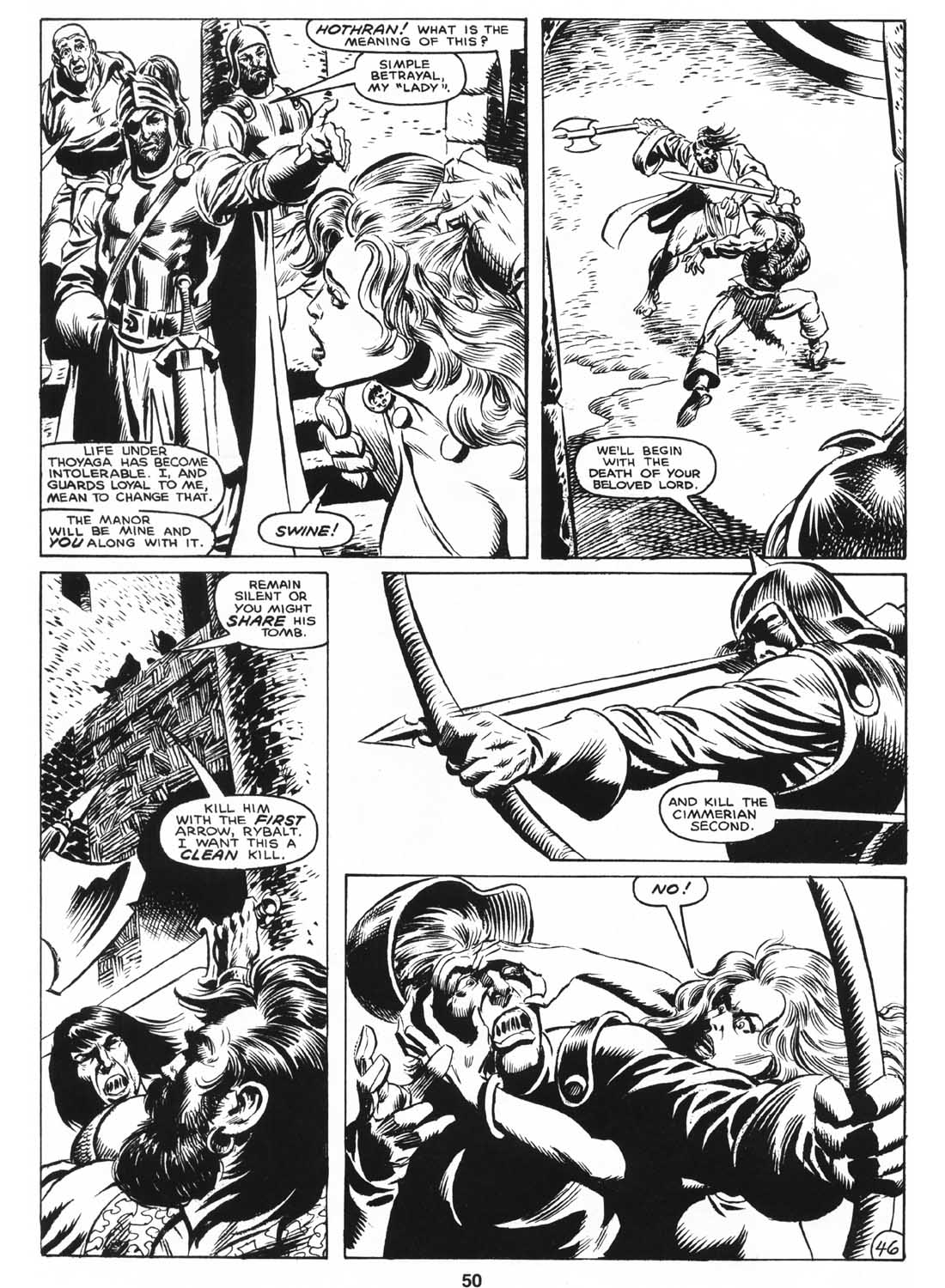 Read online The Savage Sword Of Conan comic -  Issue #159 - 49