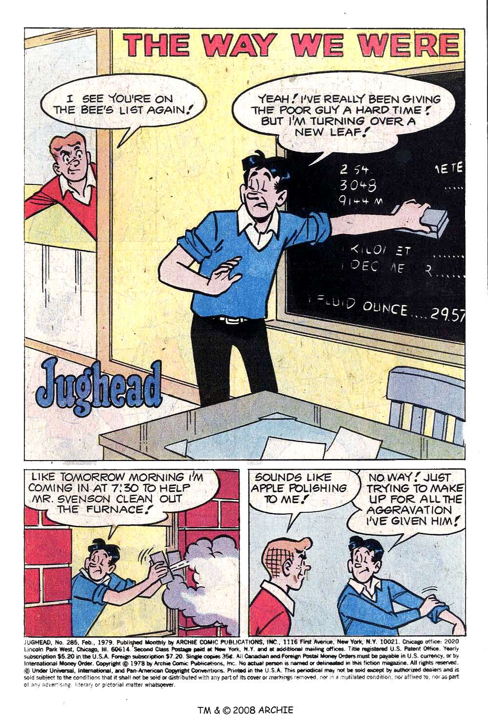 Read online Jughead (1965) comic -  Issue #285 - 3