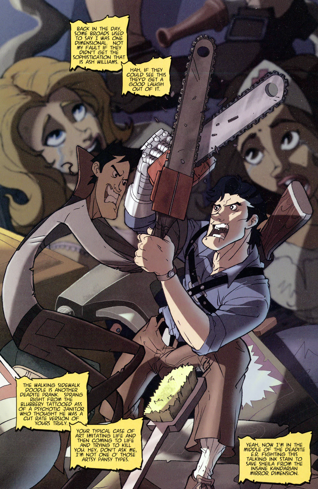Read online Army of Darkness vs. Re-Animator comic -  Issue #4 - 5