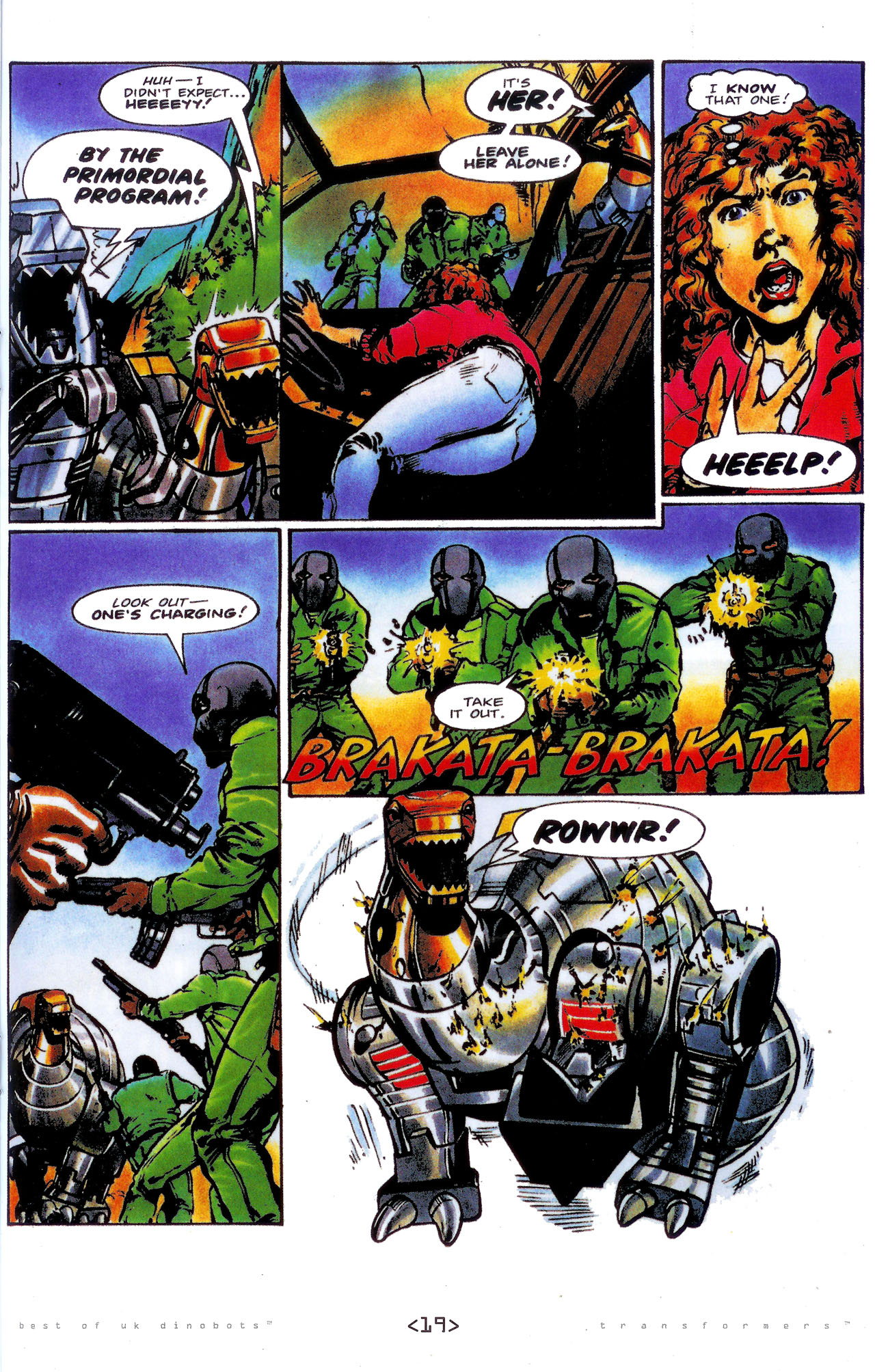 Read online The Transformers: Best of UK: Dinobots comic -  Issue #4 - 22