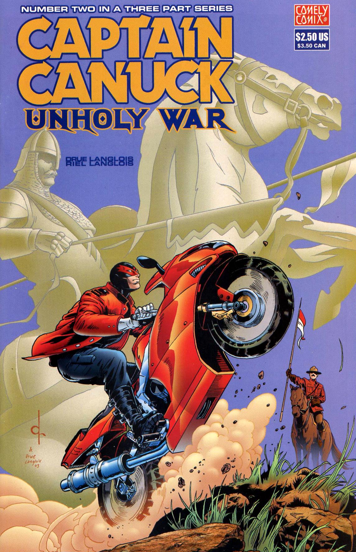 Read online Captain Canuck: Unholy War comic -  Issue #2 - 1