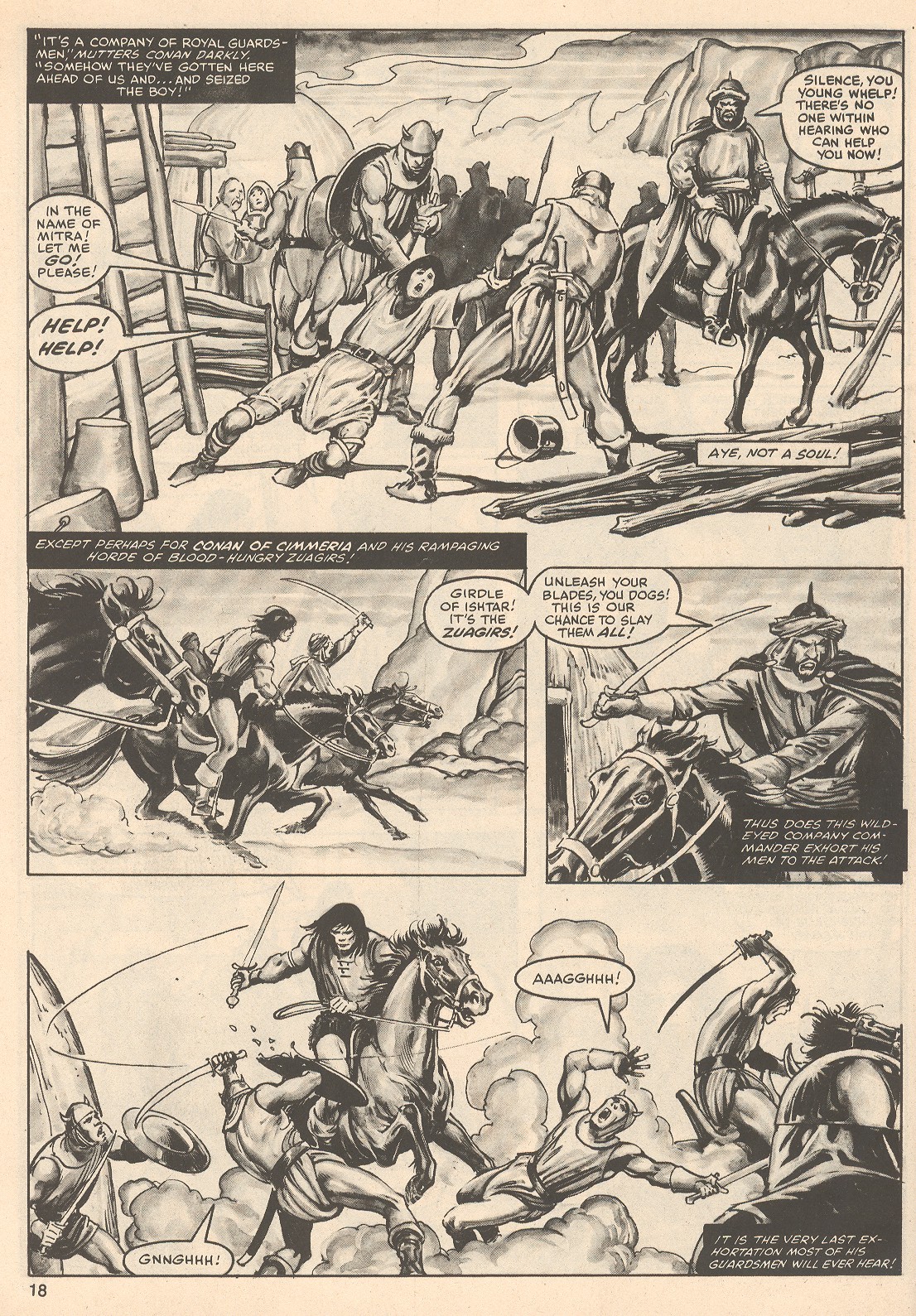 Read online The Savage Sword Of Conan comic -  Issue #76 - 18