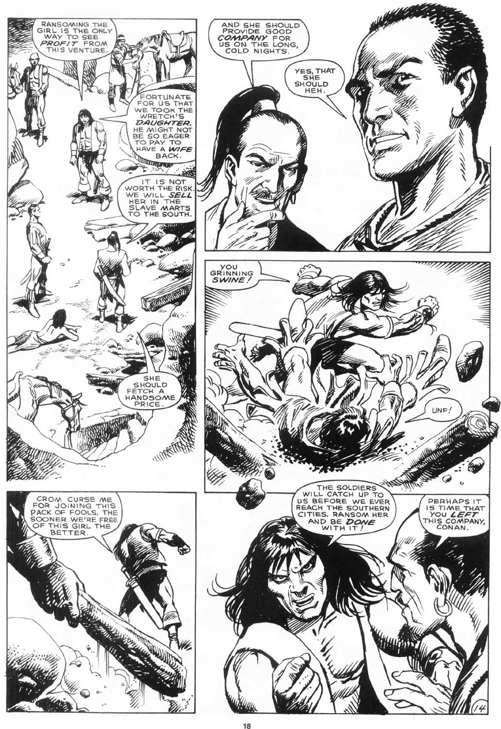 Read online The Savage Sword Of Conan comic -  Issue #156 - 19