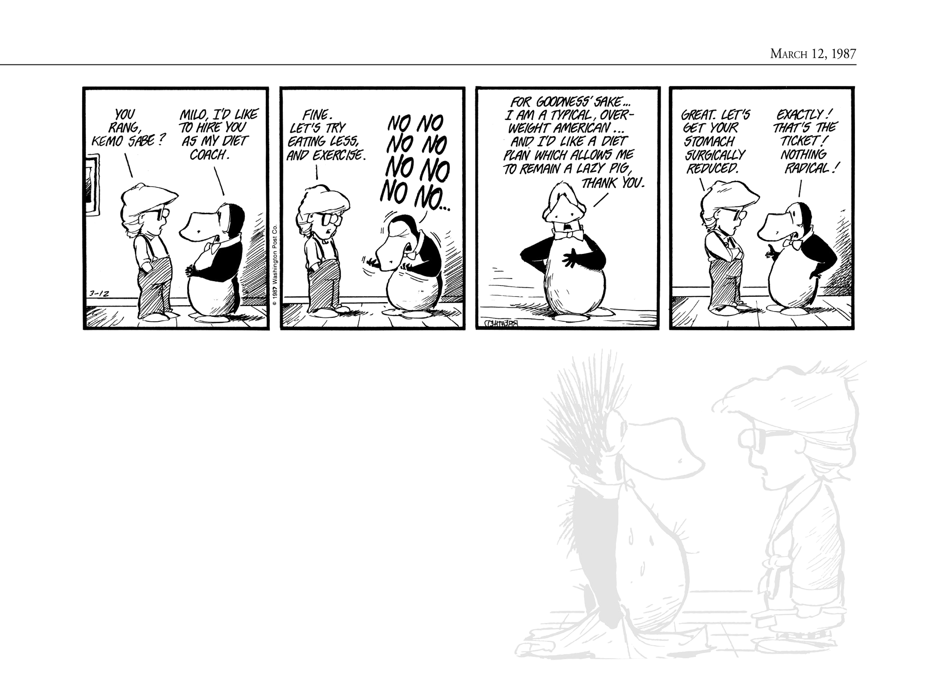 Read online The Bloom County Digital Library comic -  Issue # TPB 7 (Part 1) - 77