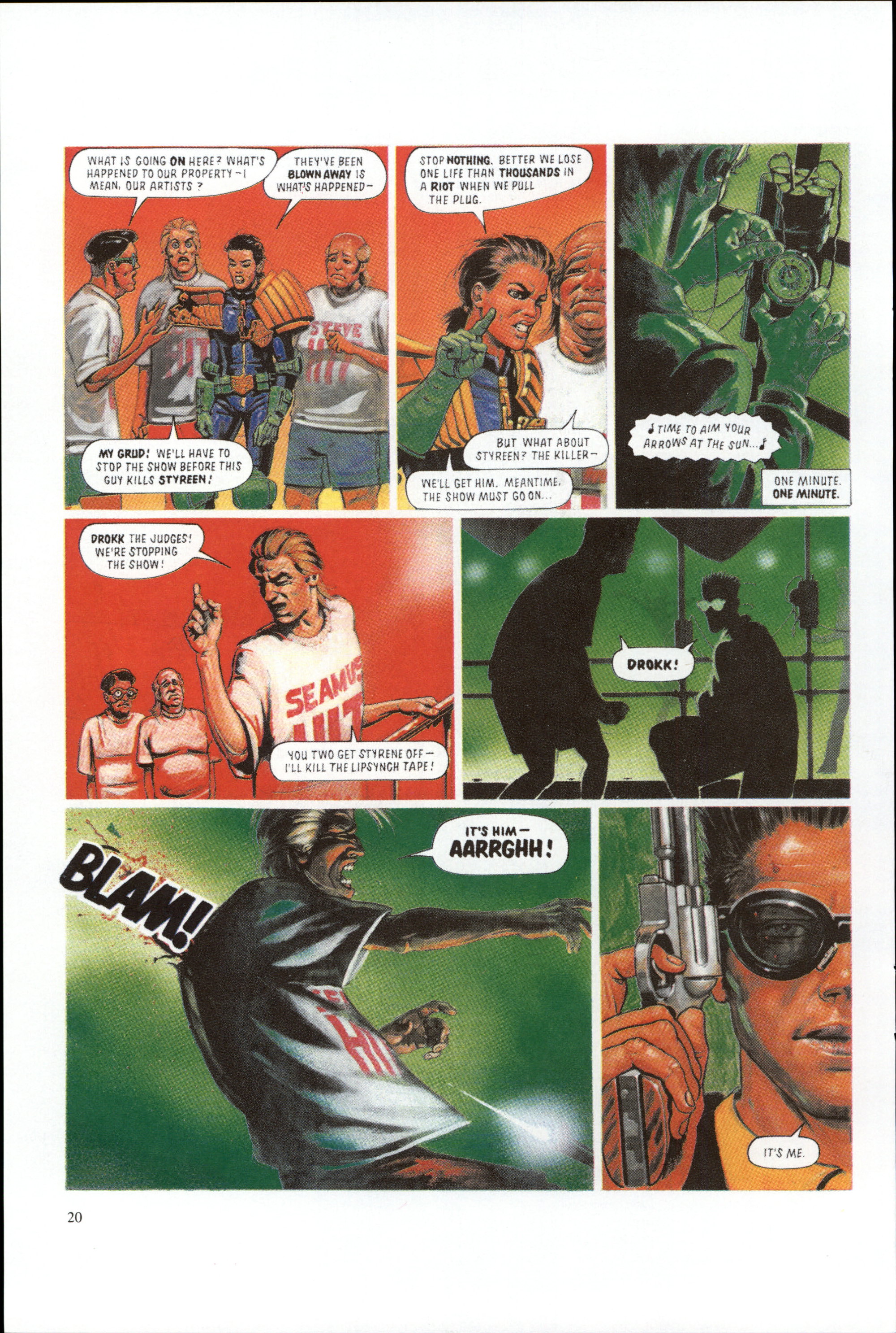Read online Dredd Rules! comic -  Issue #15 - 22