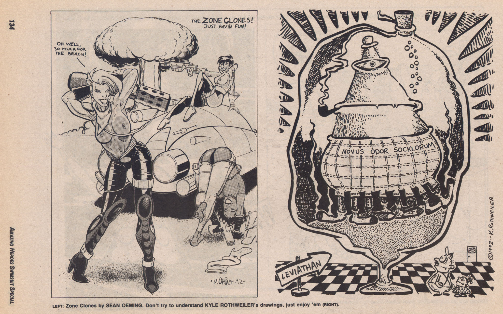 Read online Amazing Heroes Swimsuit Special comic -  Issue # TPB 3 - 133