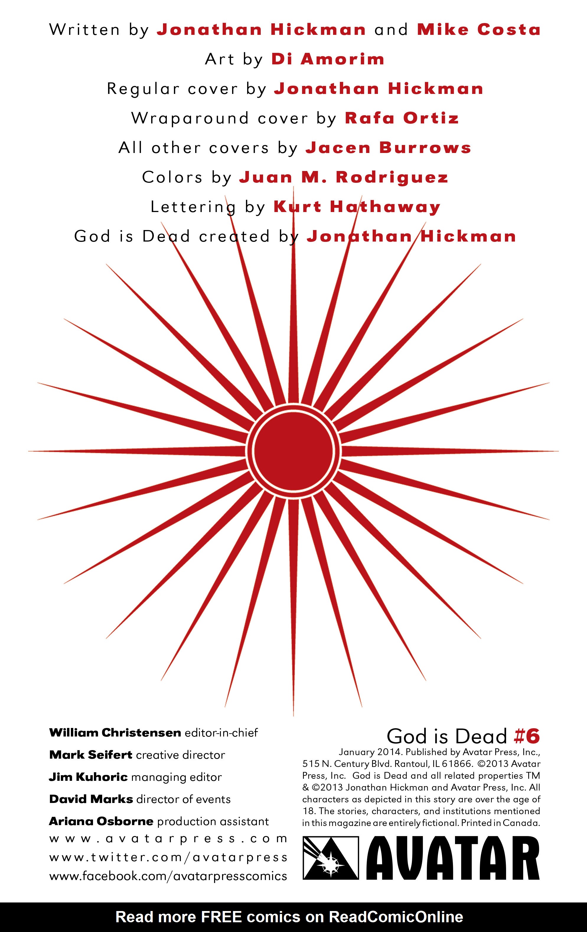 Read online God Is Dead comic -  Issue #6 - 6