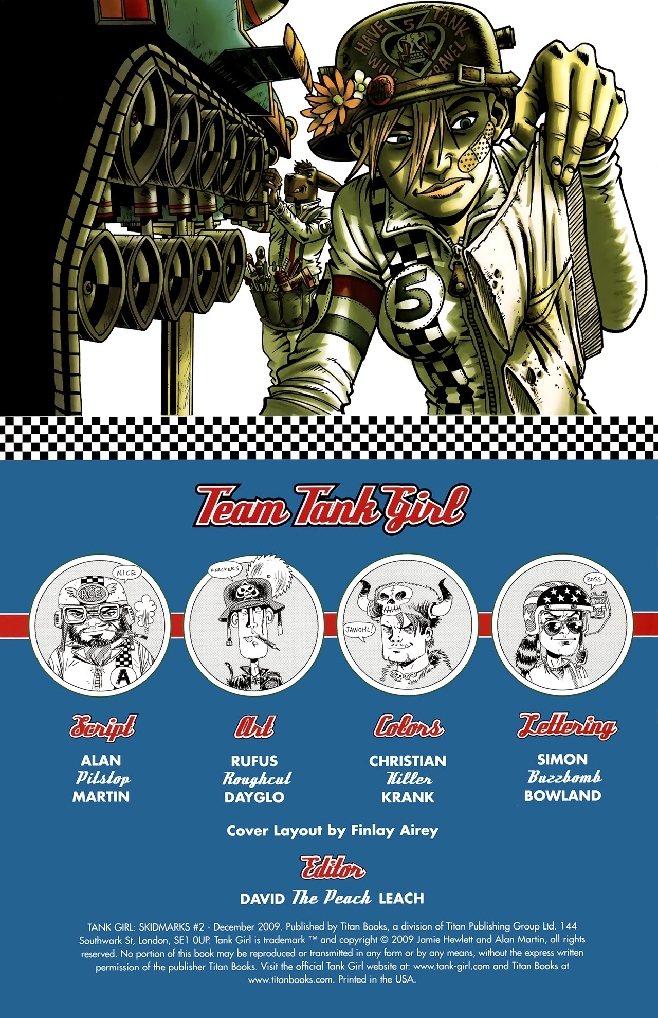 Read online Tank Girl: Skidmarks comic -  Issue #2 - 2