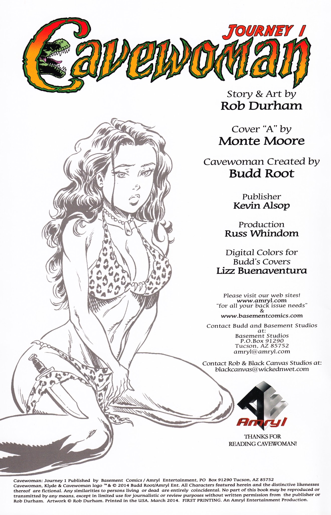 Read online Cavewoman: Journey comic -  Issue #1 - 2